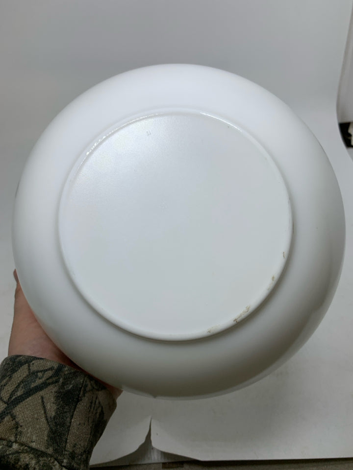 LARGE GLASS BOWL.