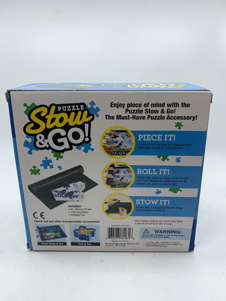 NIB STOW & GO PUZZLE STORAGE.