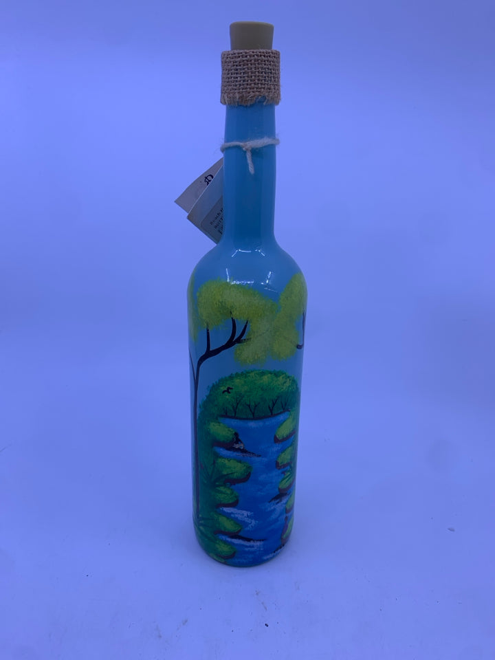 LIGHT UP RIVER SCENE BOTTLE.