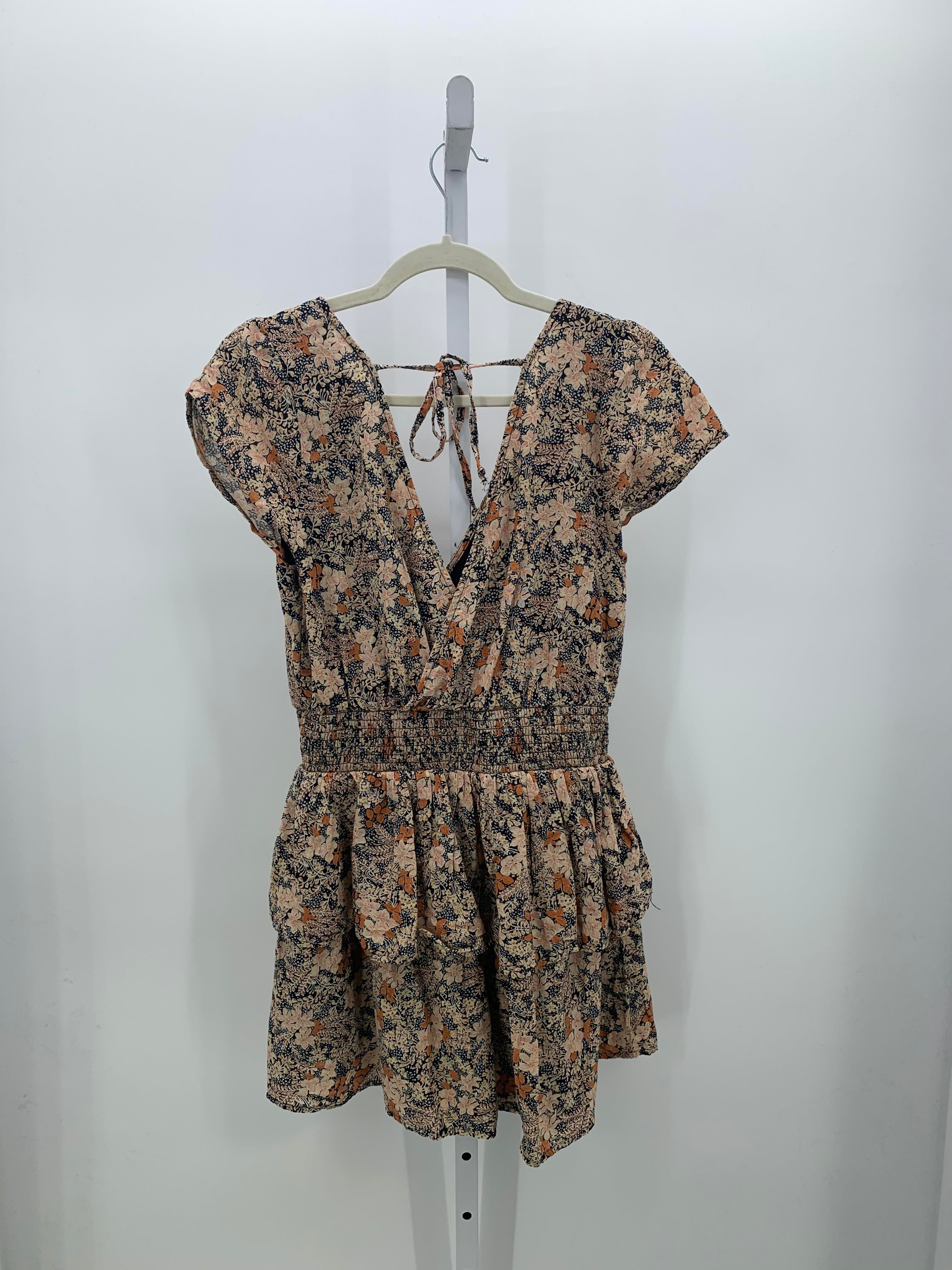 American Eagle Size Medium Petite Juniors Short Sleeve Dress