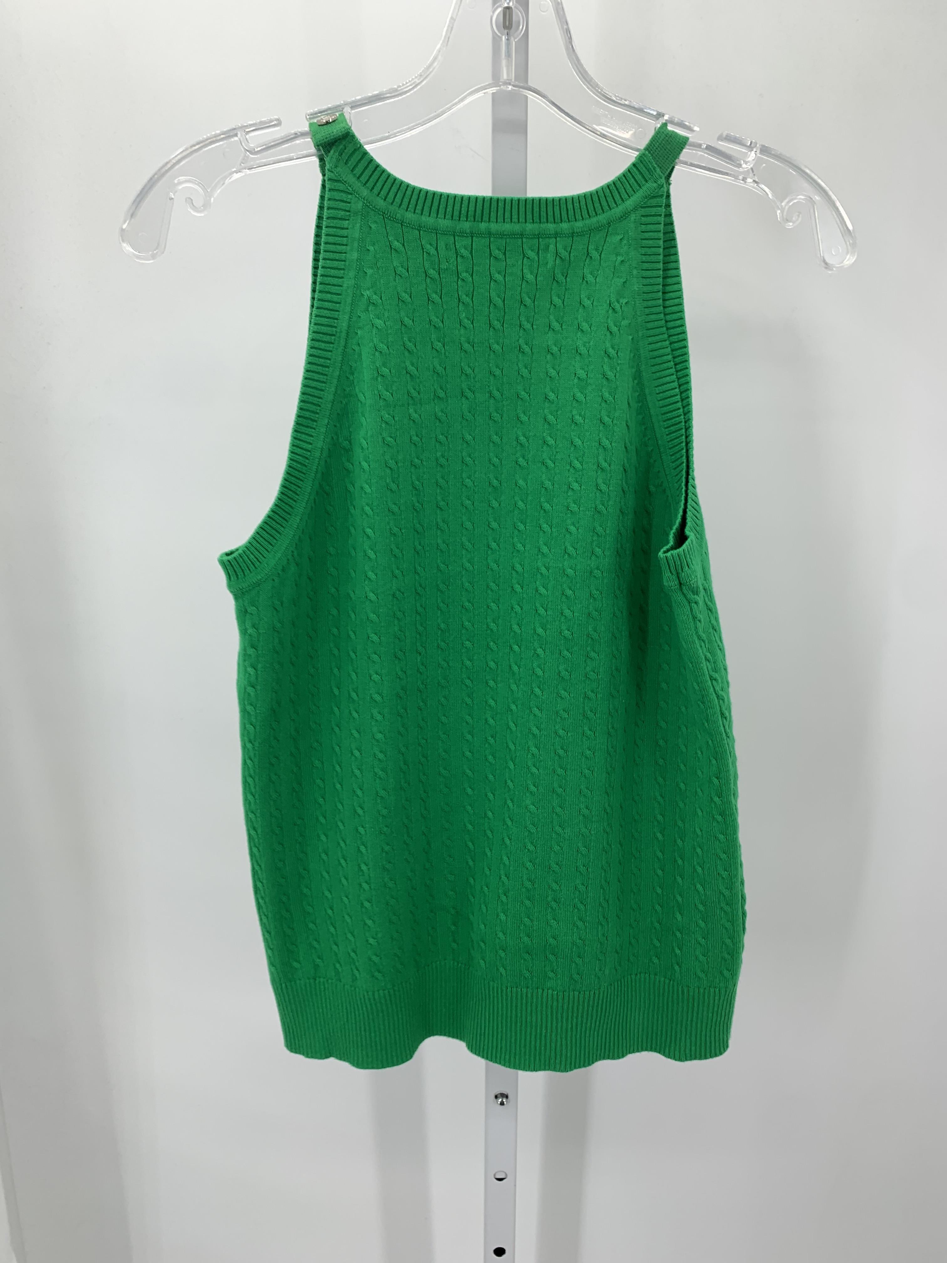 Tommy Hilfiger Size Large Misses Sleeveless Sweater