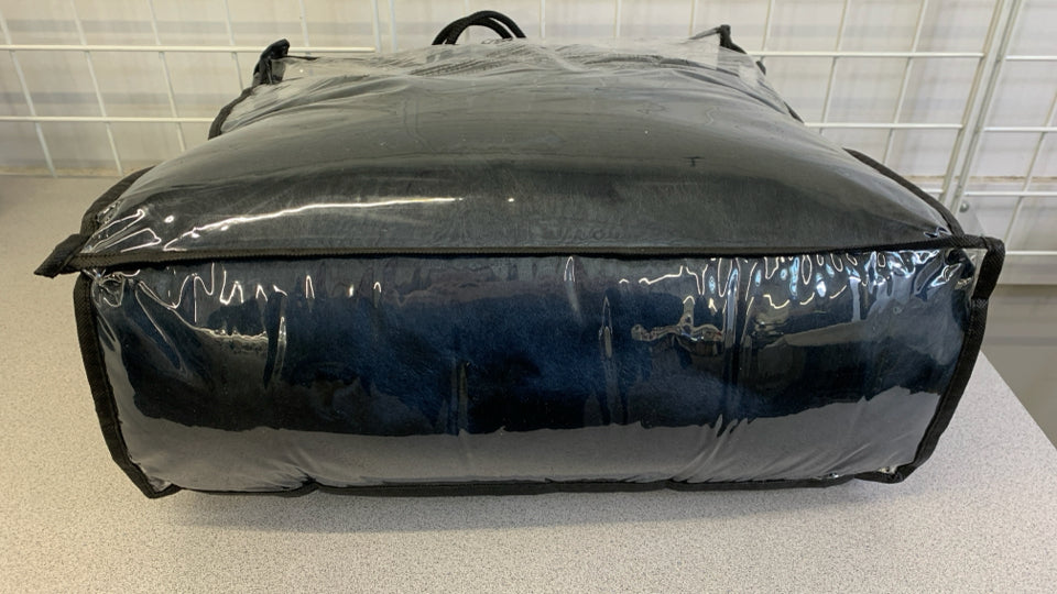 NIP DONNA SALYERS FABULOUS/FURS LUXURY FAUX BLANKET STEEL BLUE.