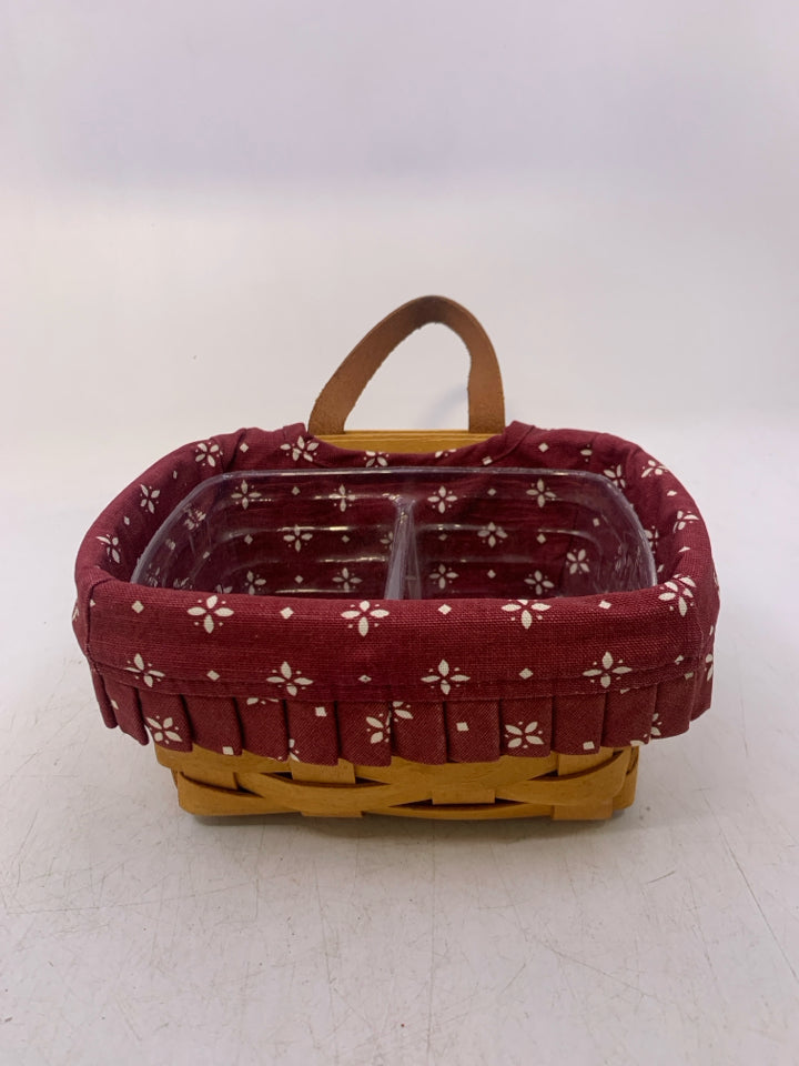 2000 SMALL KEY BASKET WITH DIVIDED PROT, LINER.