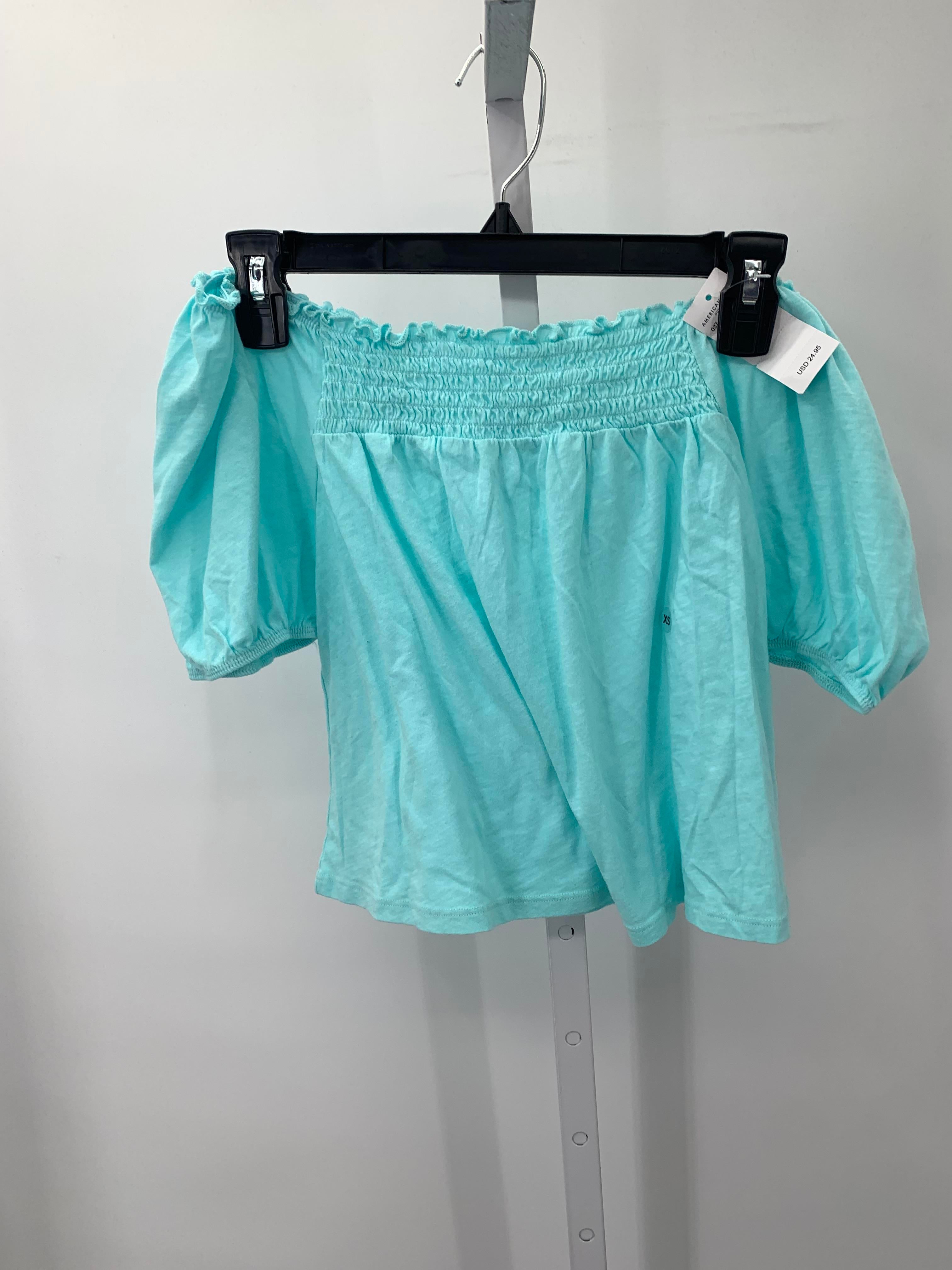 American Eagle Size X Small Juniors Short Sleeve Shirt