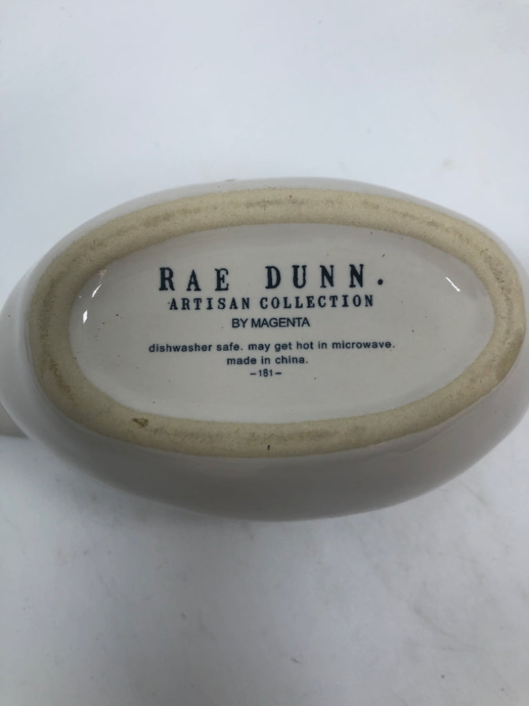 RAE DUNN GRAVY BOAT.
