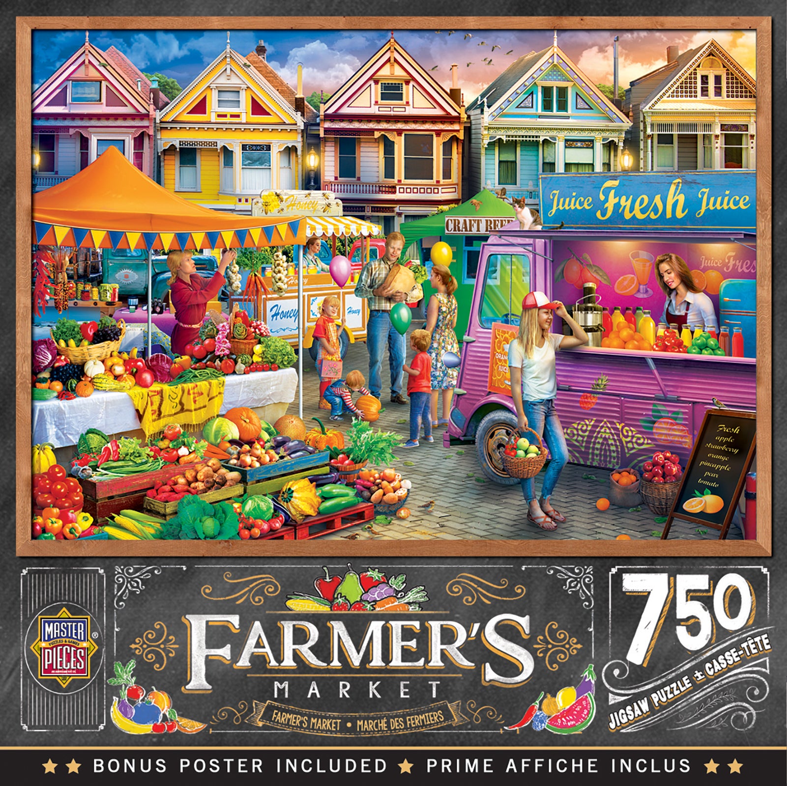 32016 Farmers Market Weekend Market Puzzle, 750 Piece -