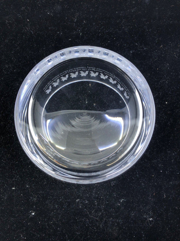 NIB TEACHER CRYSTAL BOWL THE STAR POLISHER.