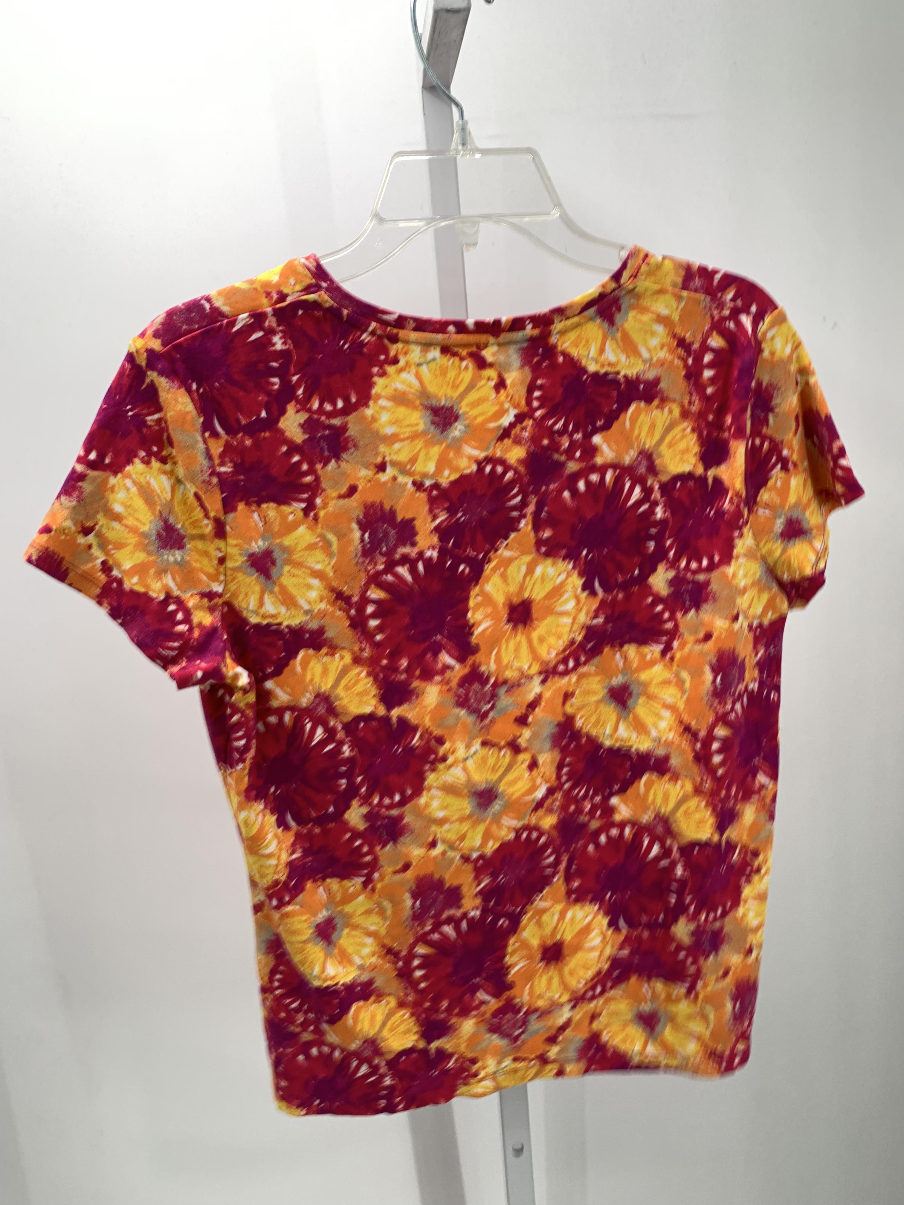 Croft & Barrow Size Extra Large Misses Short Sleeve Shirt