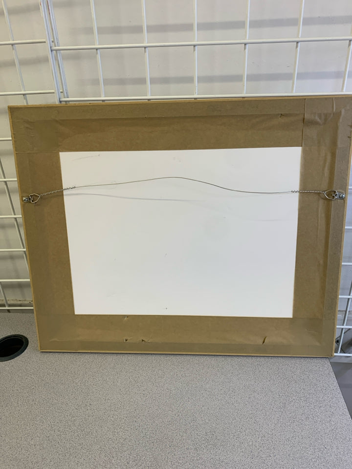 FRAMED CITY BY BAY SCENE PRINT.