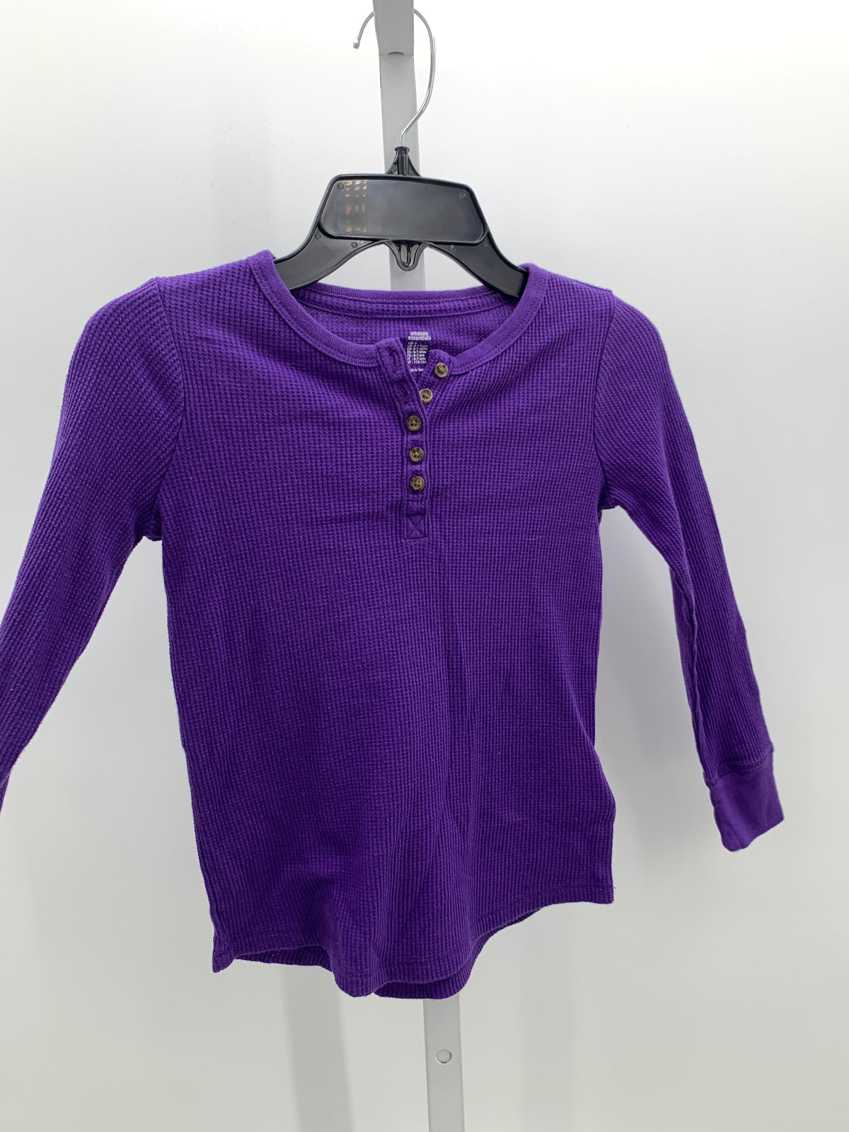 Amazon Essentials Size 6-7 Girls Long Sleeve Shirt