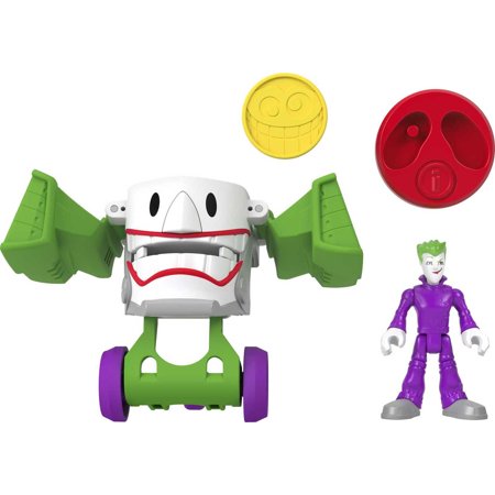 DC IMX the Joker and Laff Mobile Figure and Vehicle Set -