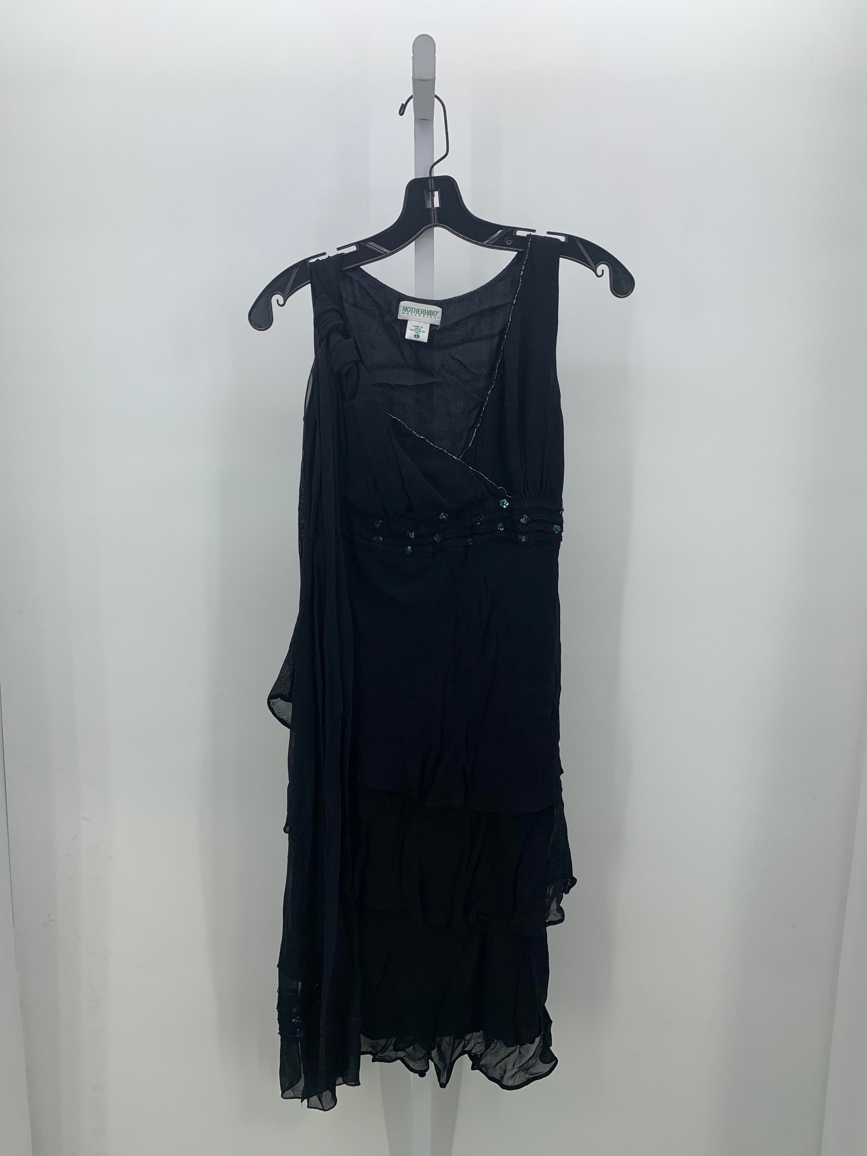 Motherhood Black Size Large Maternity Sleeveless Dress