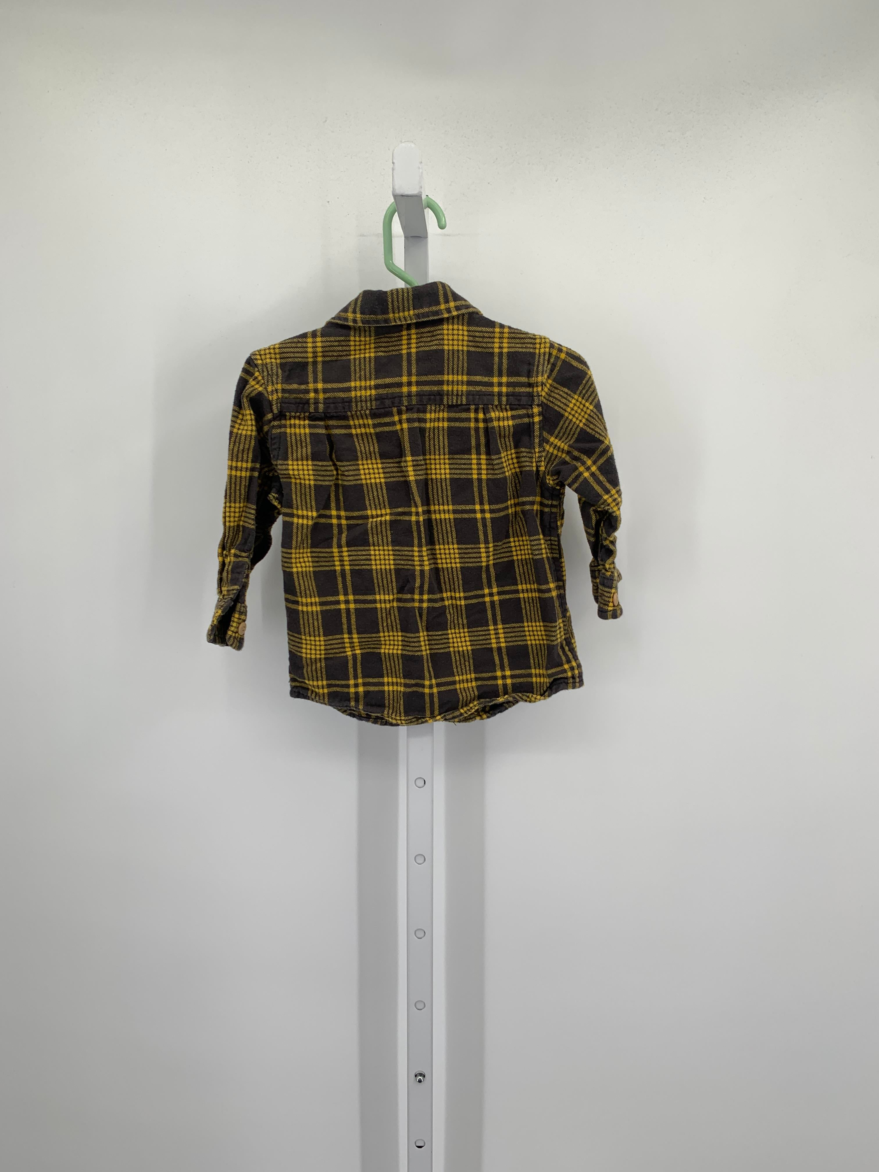 YELLOW PLAID BUTTON DOWN