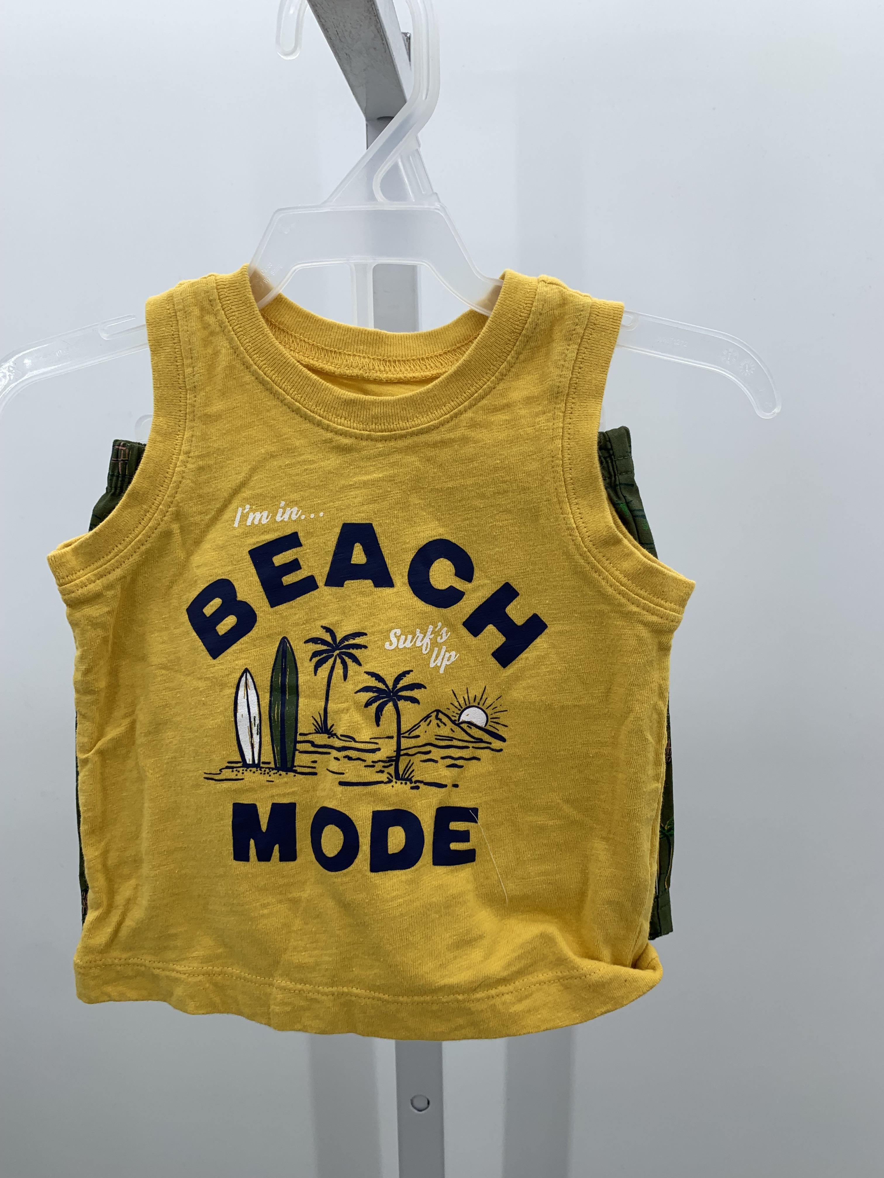 BEACH MODE TANK AND SHORTS