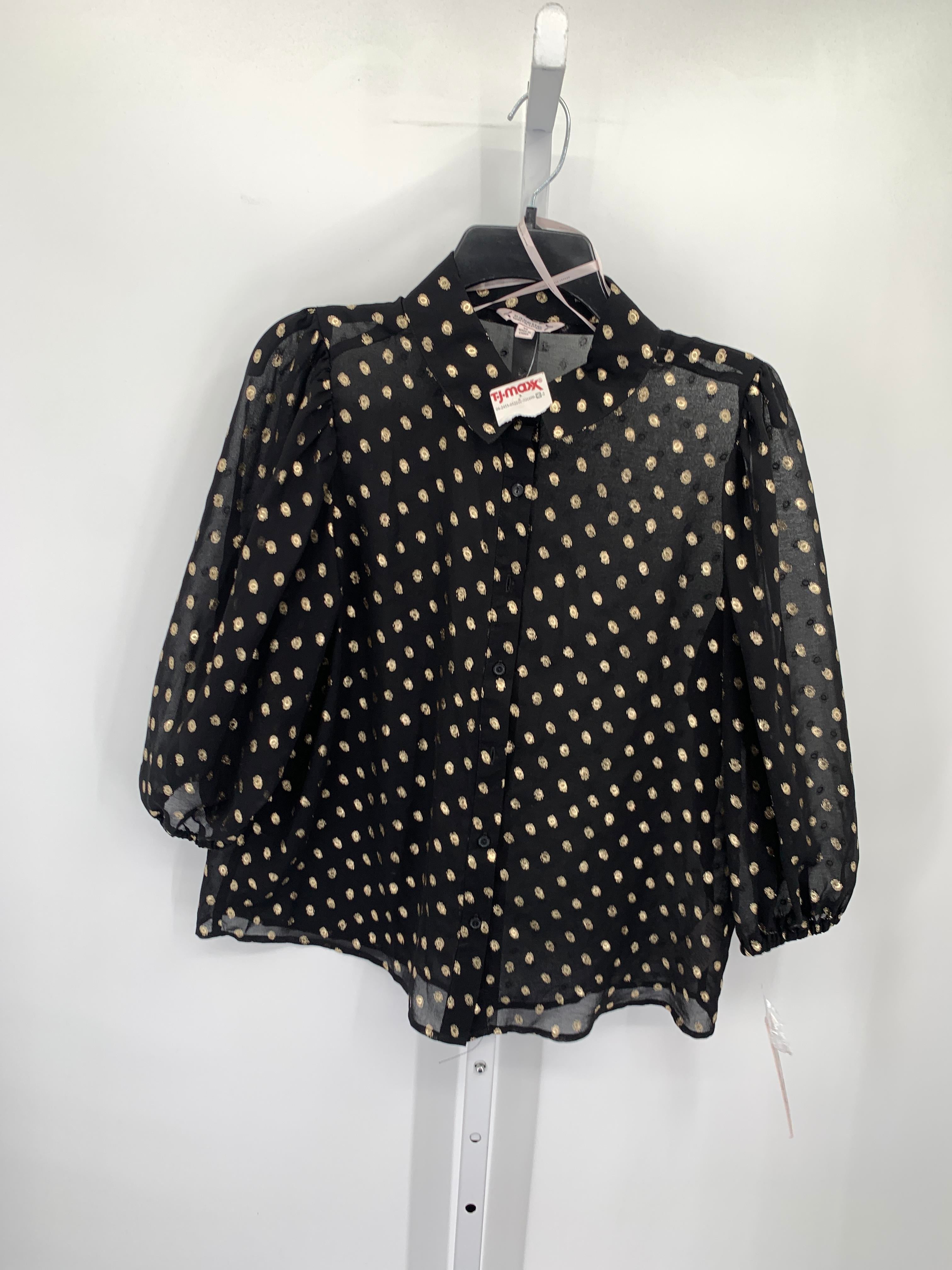 Nannette Size Medium Misses 3/4 Sleeve Shirt