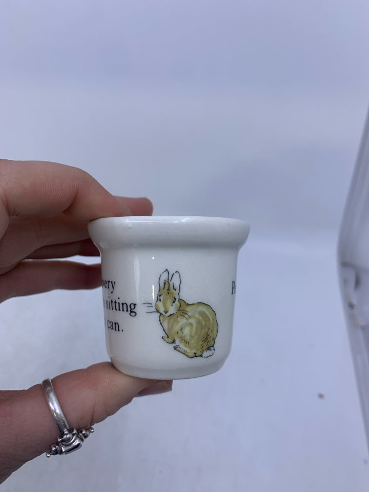 PETER RABBIT SINGLE EGG CUP.