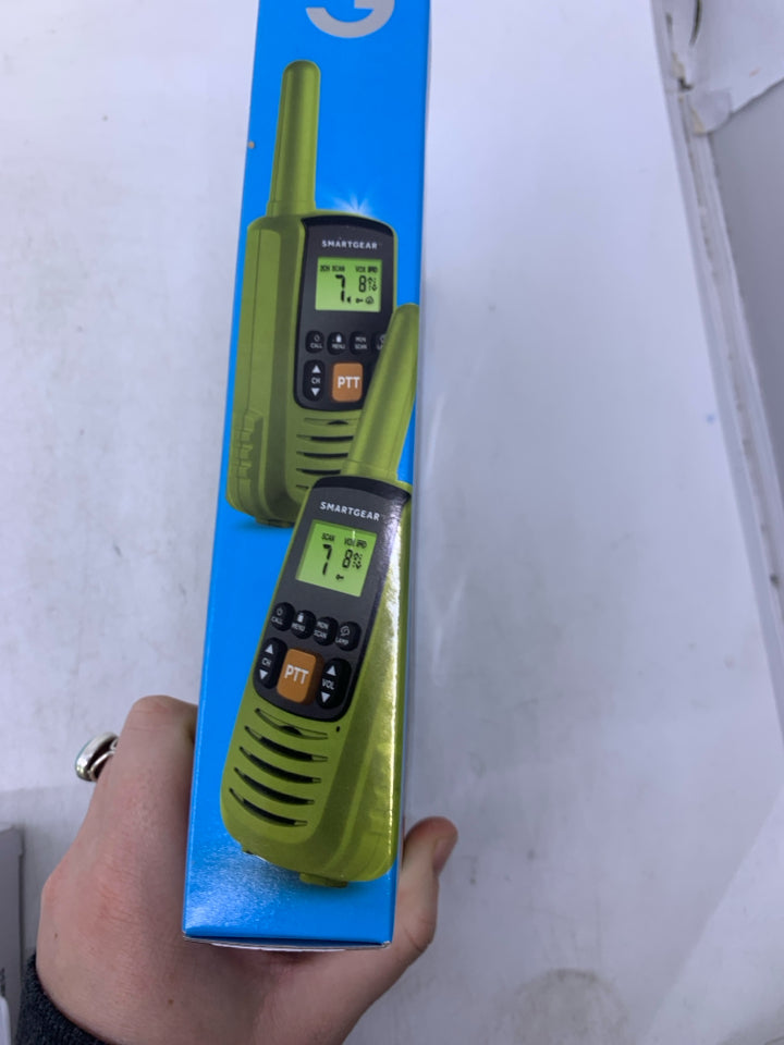 NIB 2 PC WEATHER WALKIE TALKIES SMARTGEAR.
