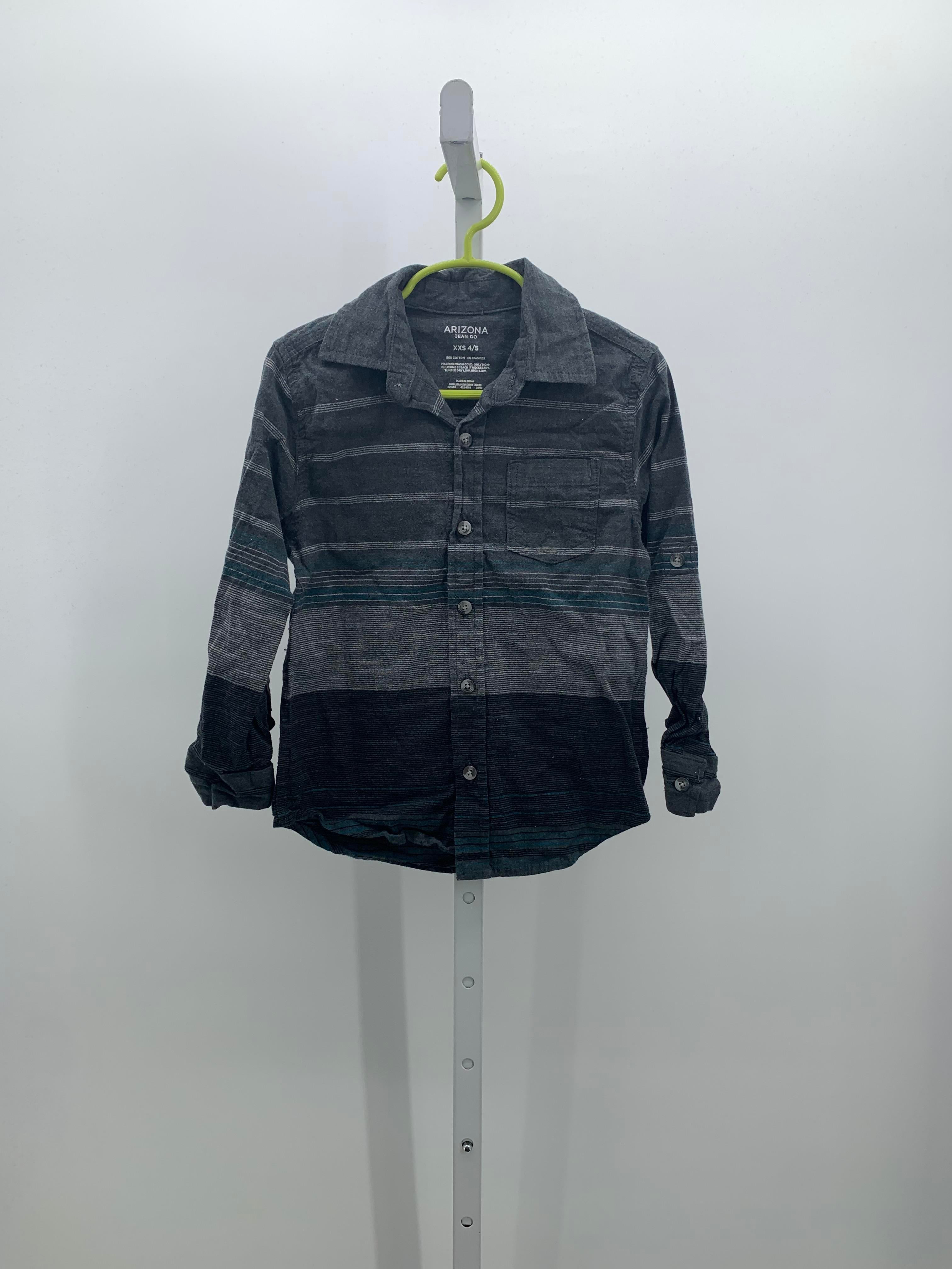 GREY STRIPE BUTTON DOWN