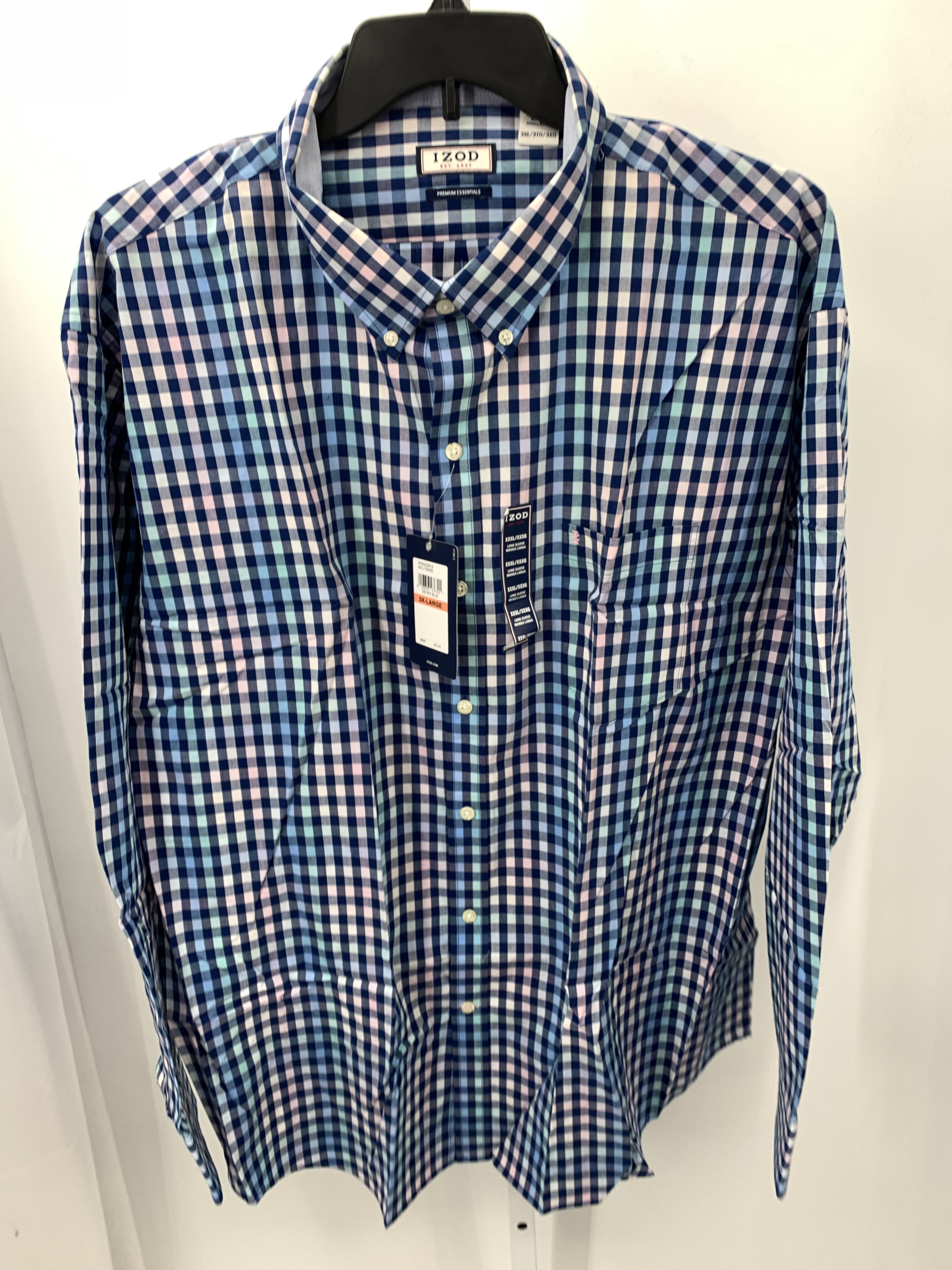 NEW PLAID BTN DOWN
