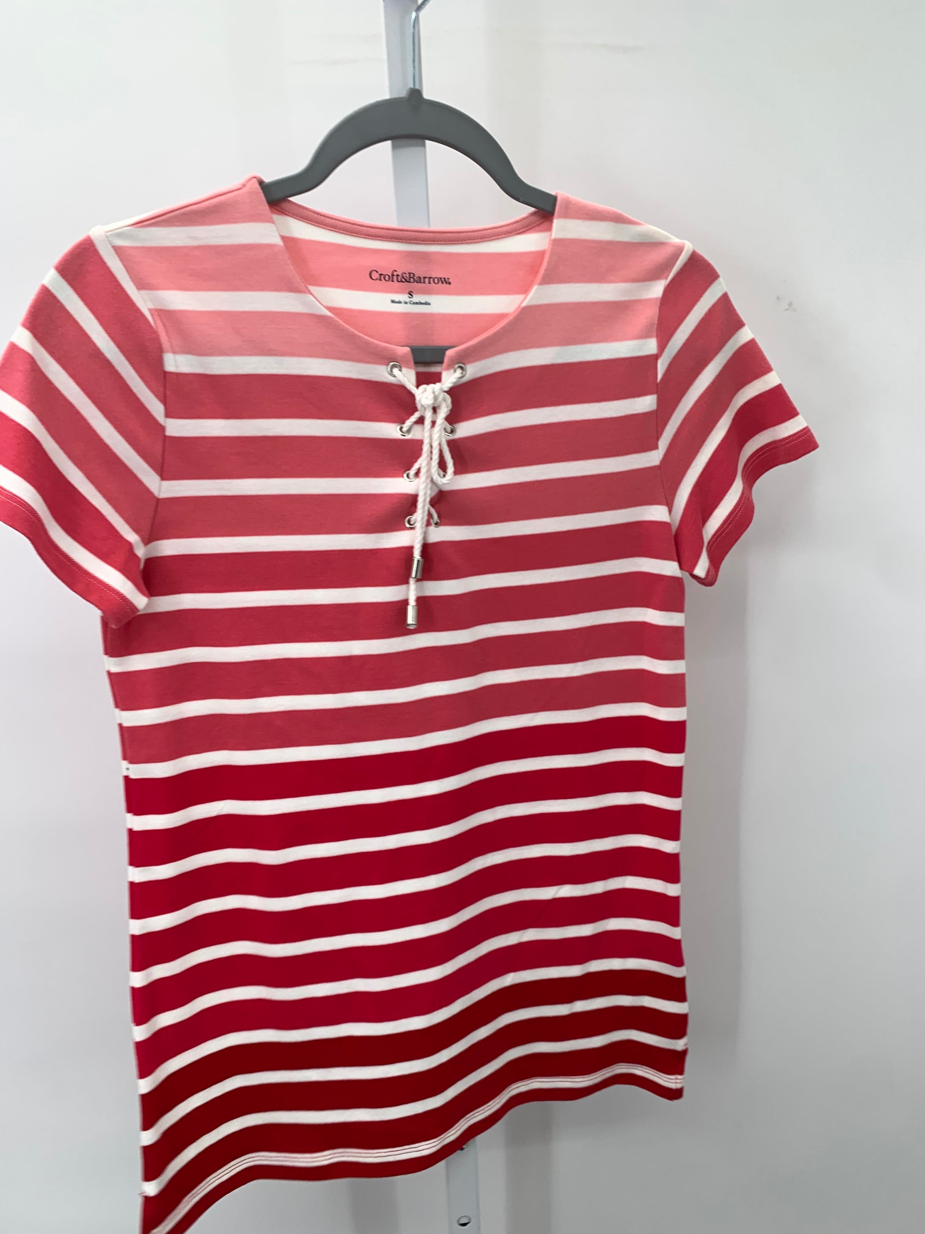 Croft & Barrow Size Small Misses Short Sleeve Shirt