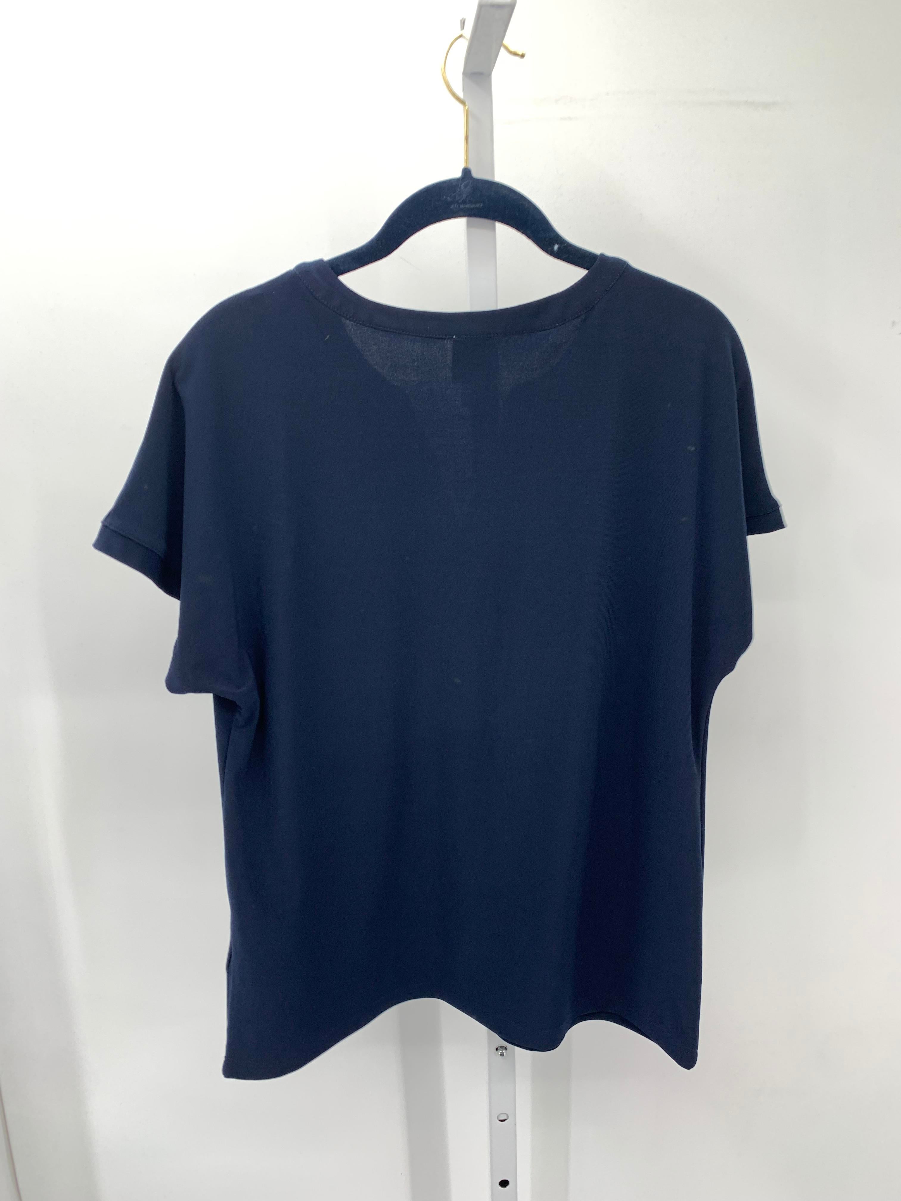 Anne Klein Size Small Misses Short Sleeve Shirt