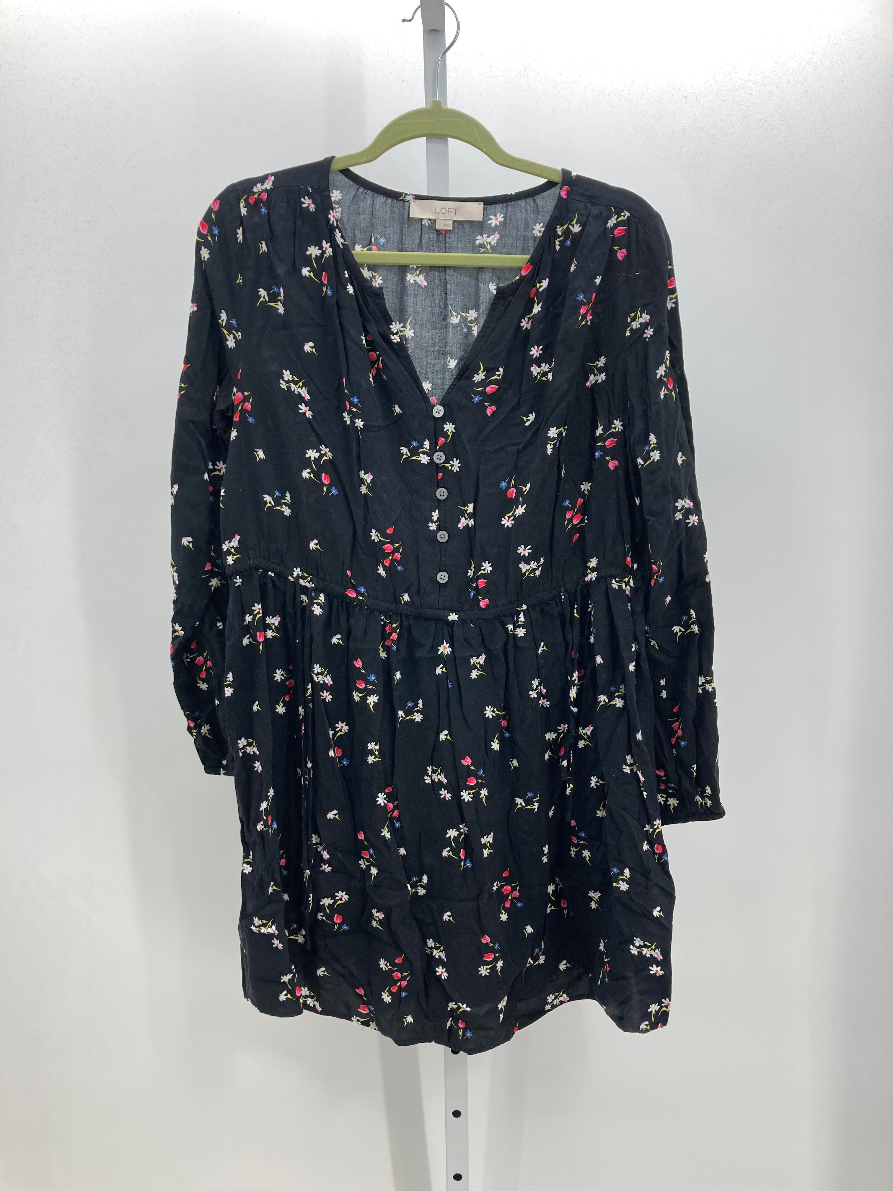 Loft Size Small Misses Long Sleeve Dress