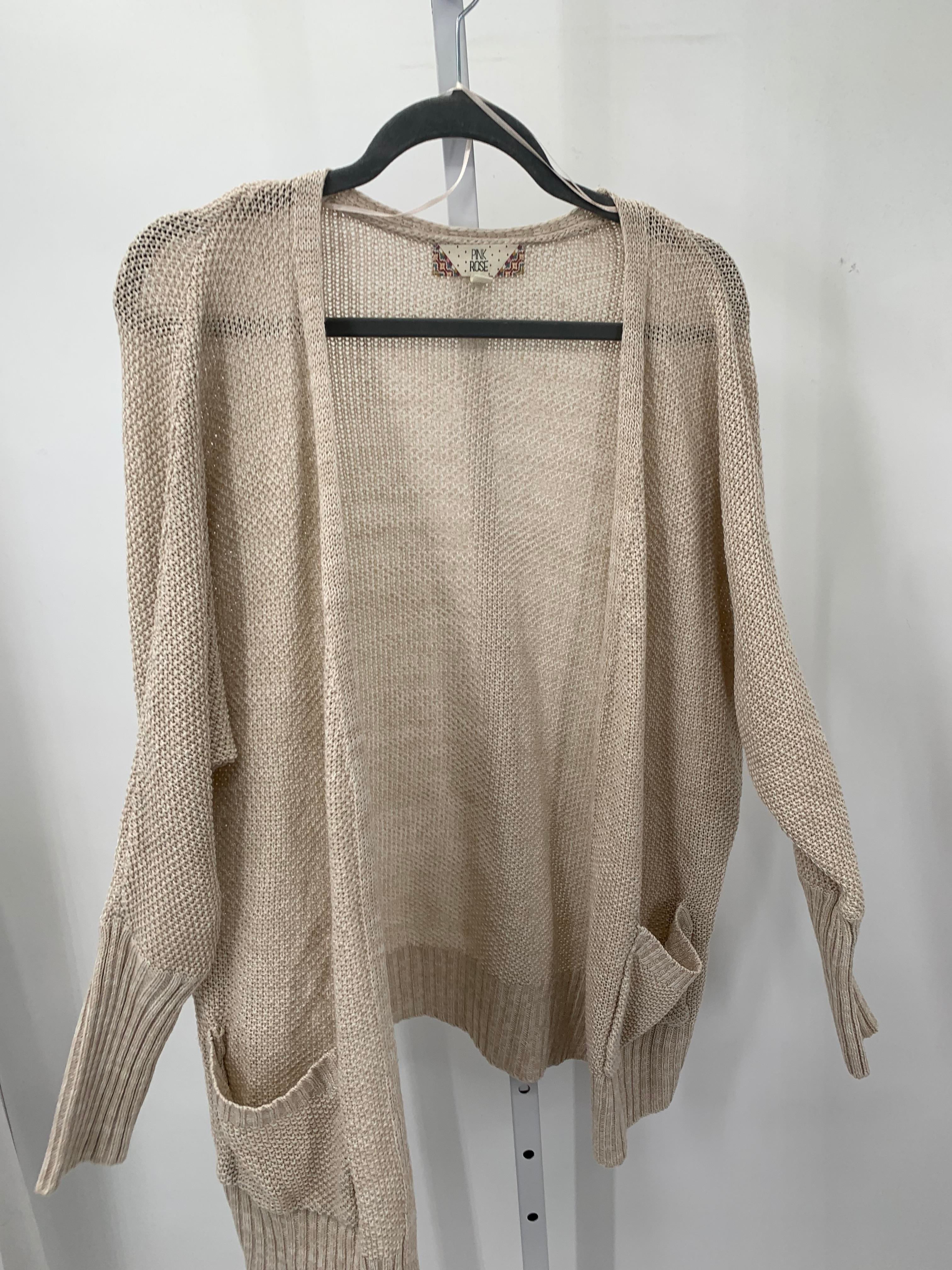Pink Rose Size Small Juniors Cardigan