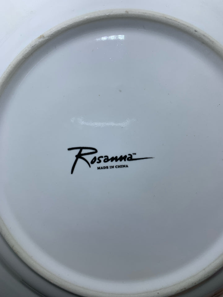 8 PAISLEY PRINT LUNCH PLATES.