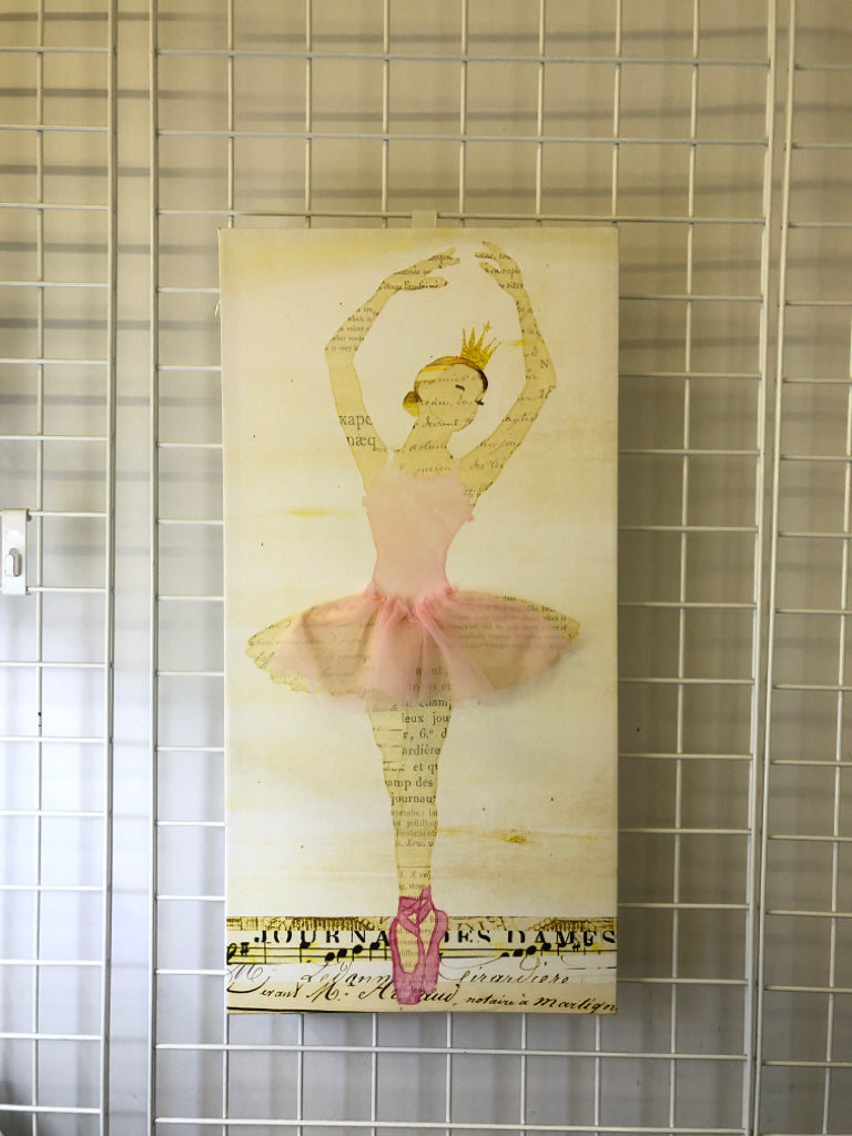 BALLERINA WALL CANVAS.