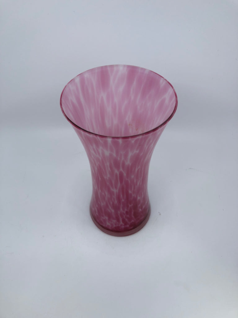 TALL PINK SKINNY VASE.