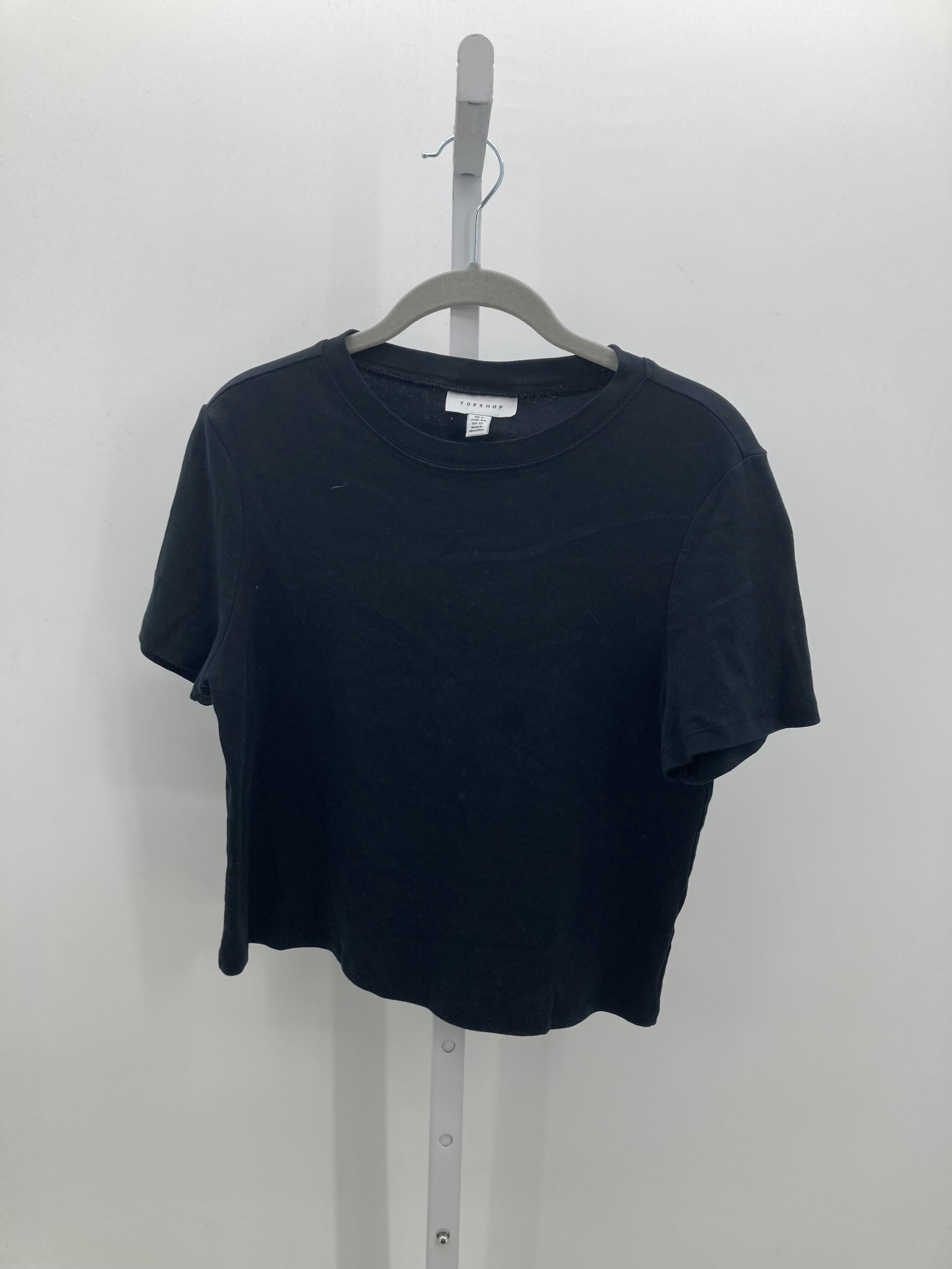 Topshop Size Large Misses Short Sleeve Shirt