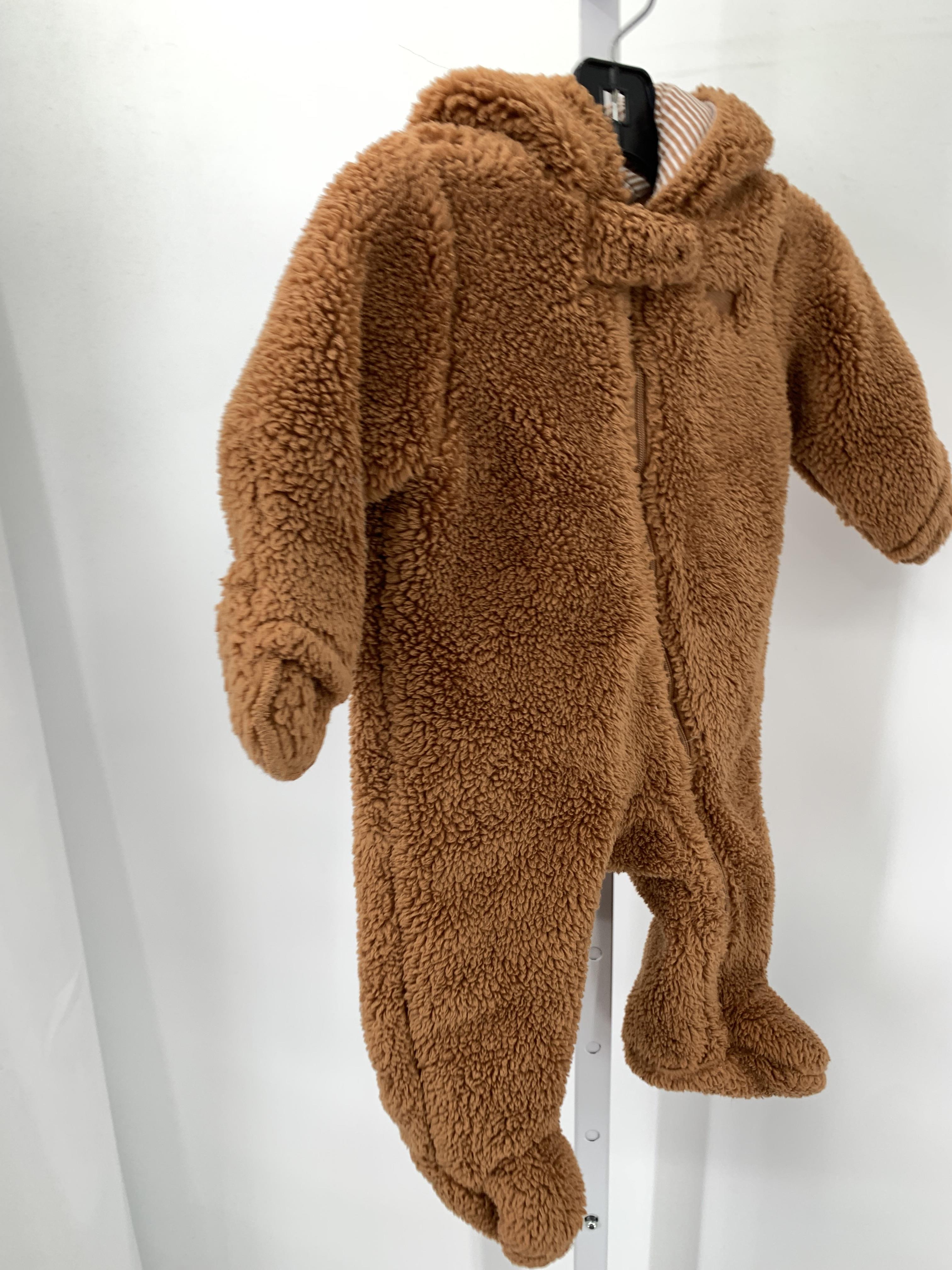 SNOW SUIT HOODED ZIP BEAR