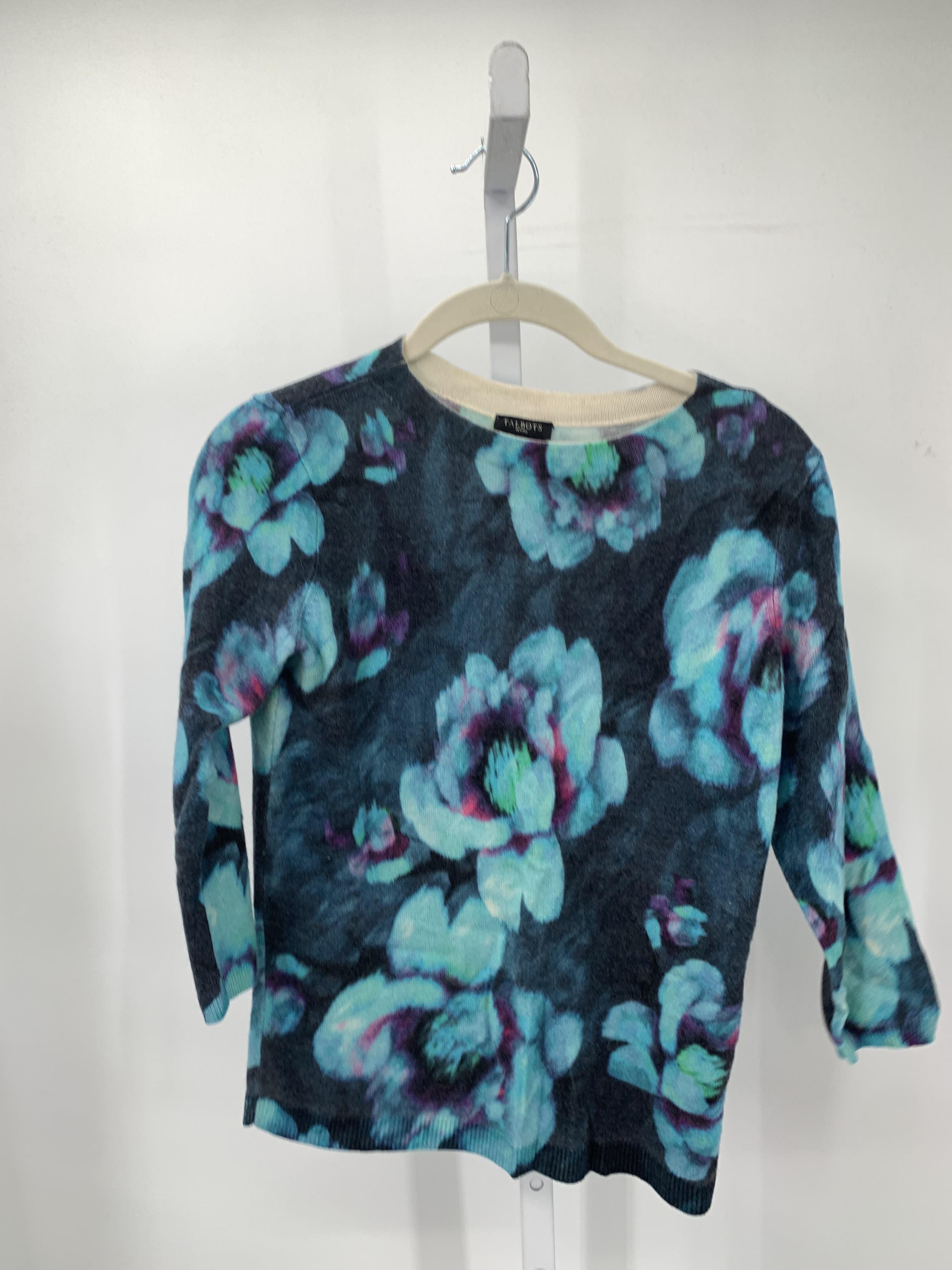 Talbots Size Medium Petite Petite 3/4 Sleeve Sweater