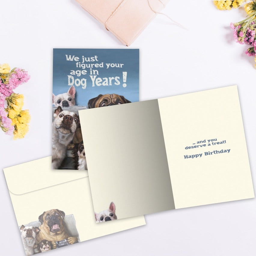 Dog Years Birthday Card