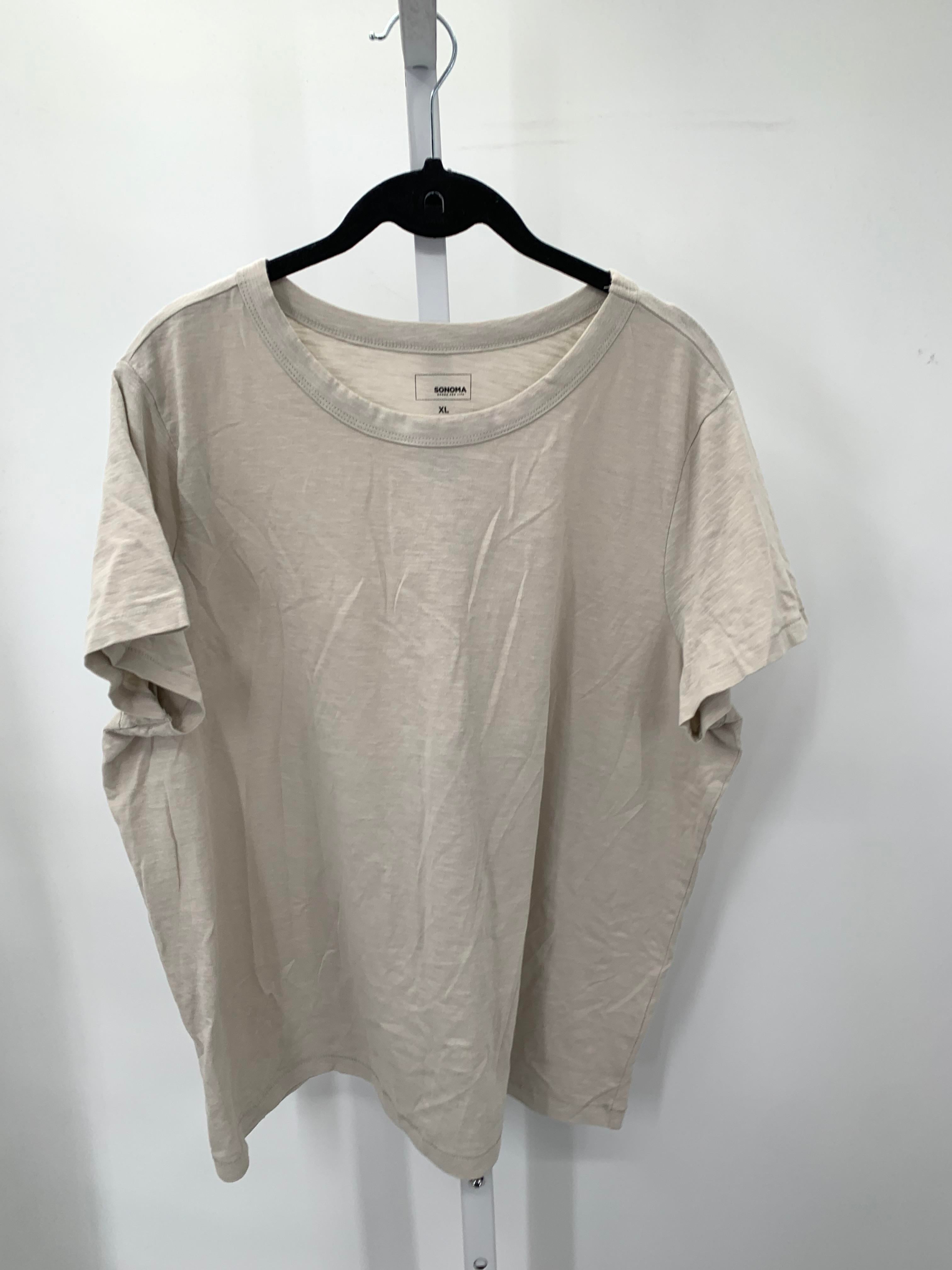 Sonoma Size Extra Large Misses Short Sleeve Shirt