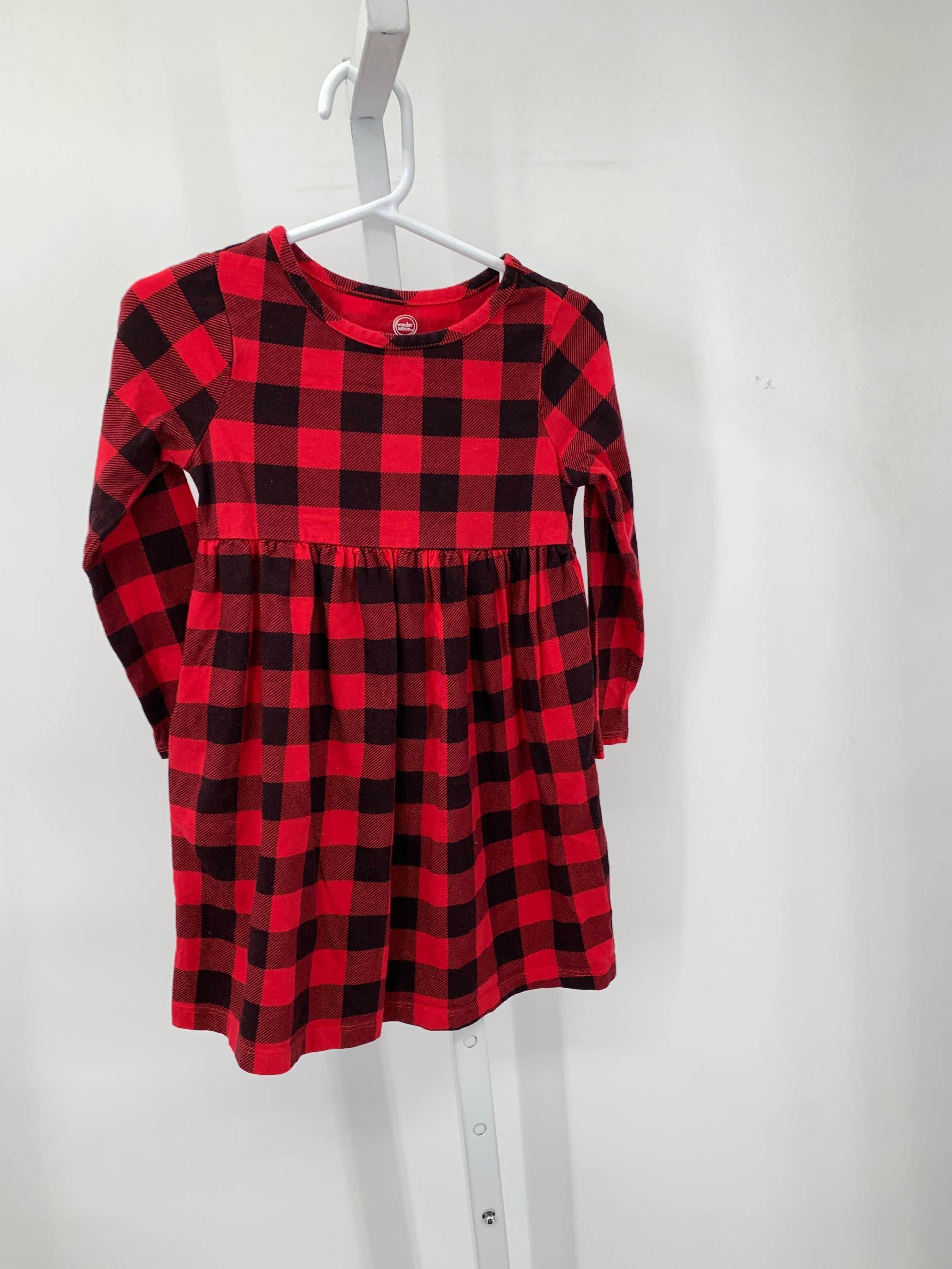 Wonder Nation Size 4T Girls Long Sleeve Dress
