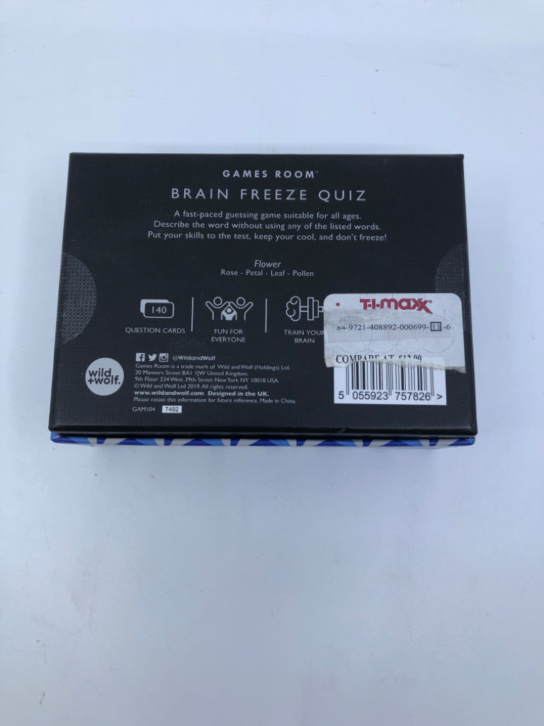 NIP BRAINFREEZ QUIZ.