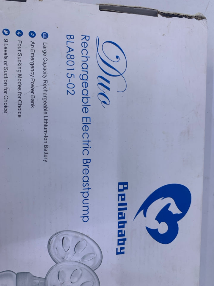 Bellababy BLA8015-02 Rechargeable Electric Breastpump- New
