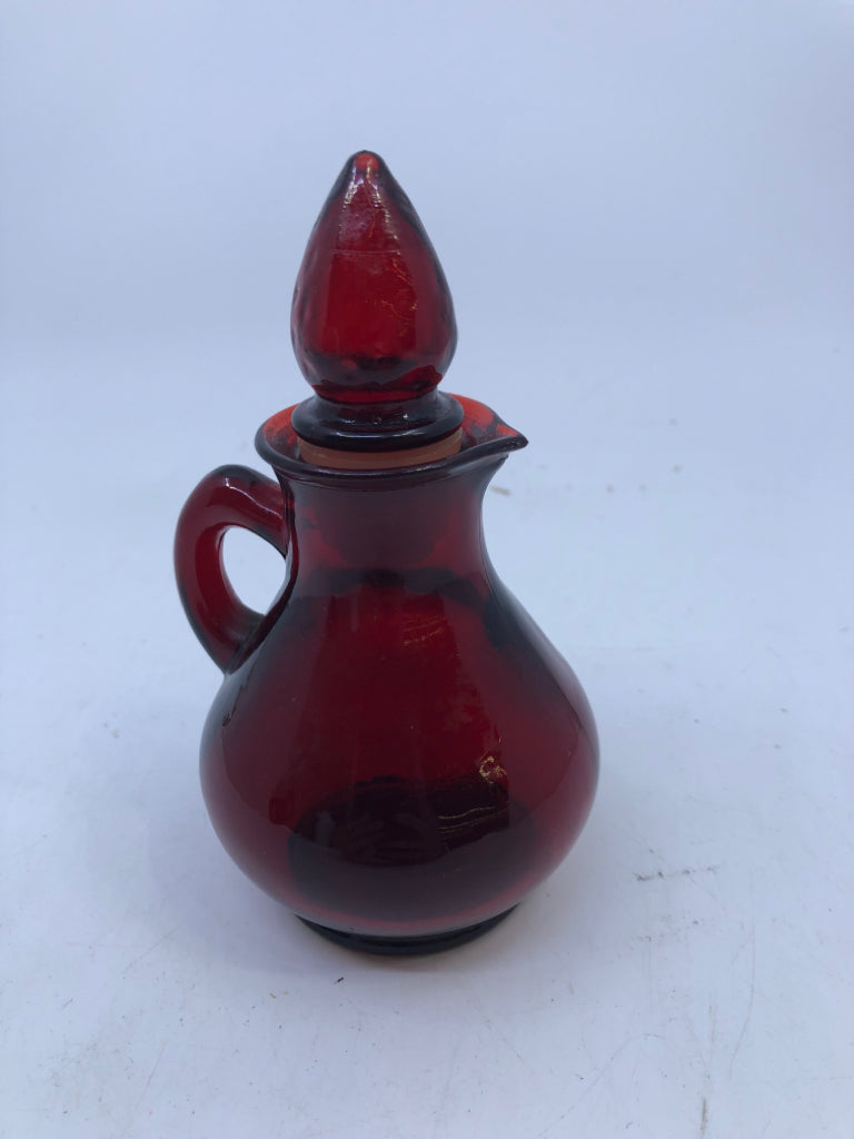 CRANBERRY OIL DISPENSER.