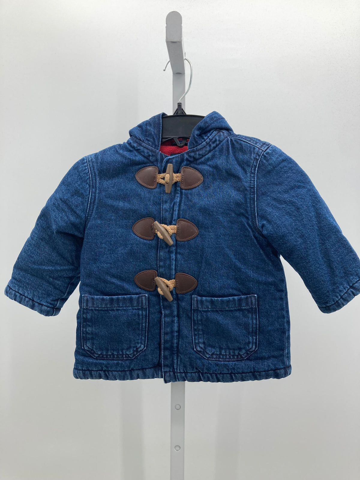 RED FLEECE LINED HOODED