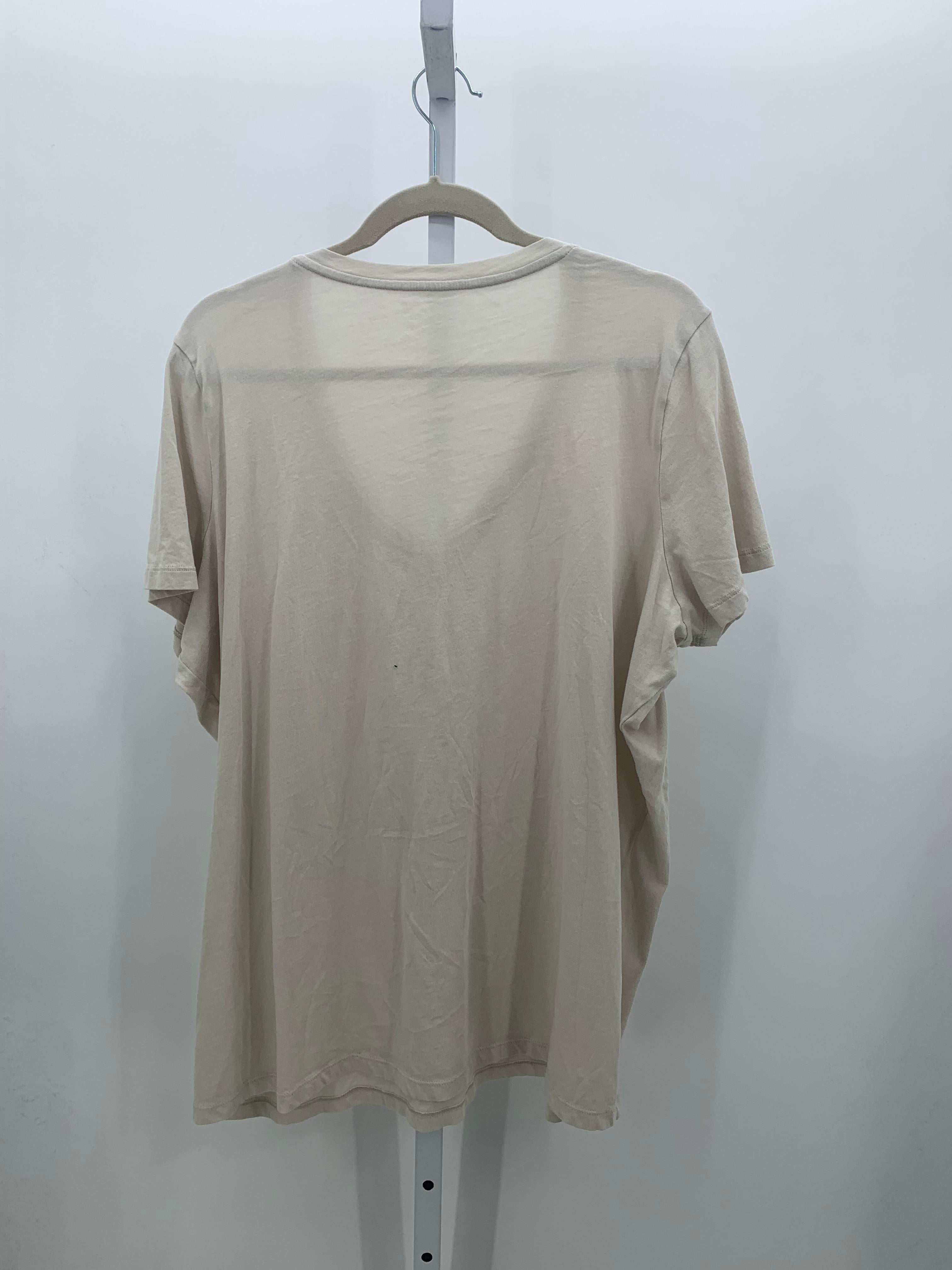 Madewell Size 1X Womens Short Sleeve Shirt