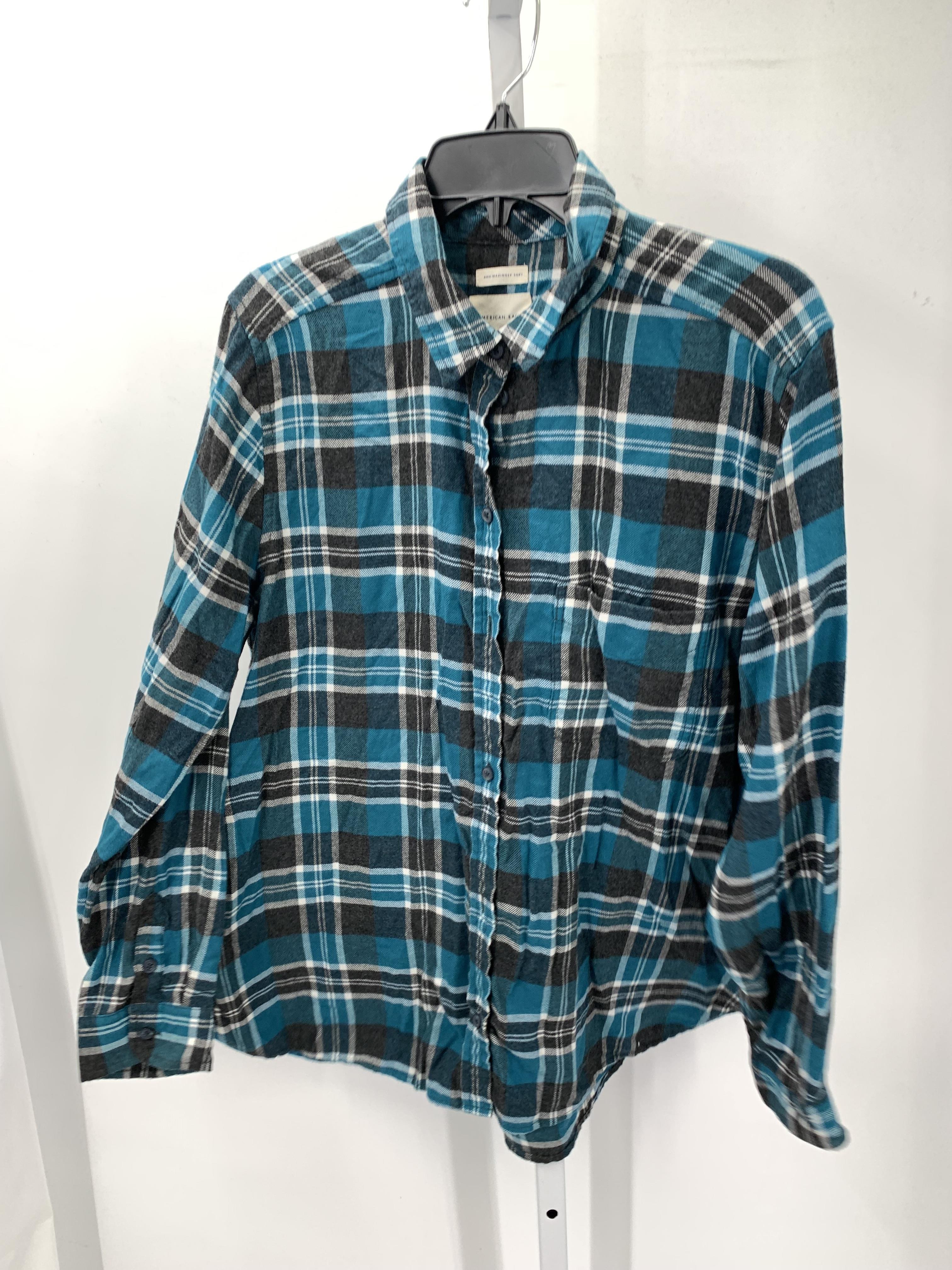 American Eagle Size Extra Large Juniors Long Sleeve Shirt