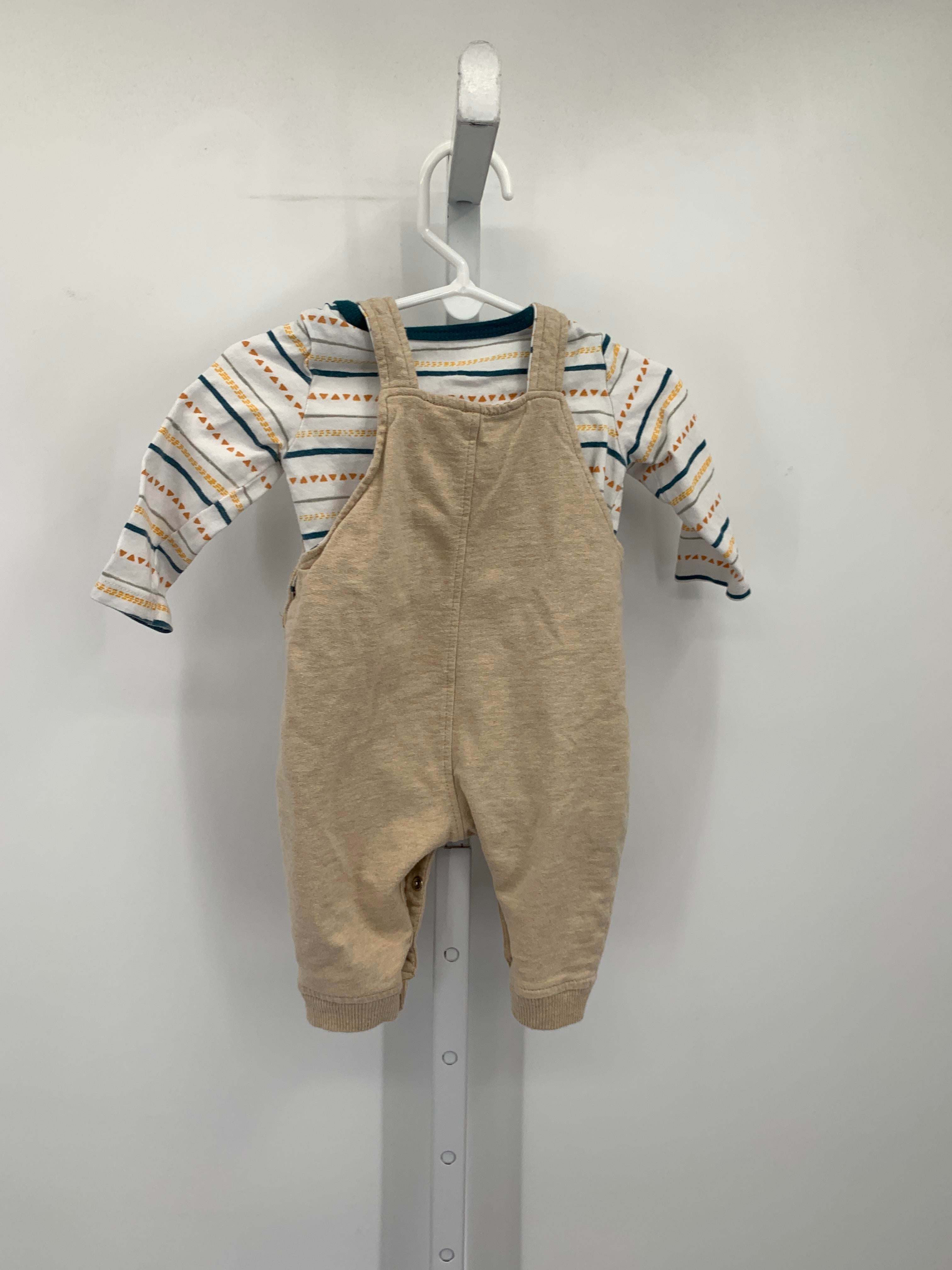 PATTERN STRIPE SHIRT FOX KNIT OVERALLS