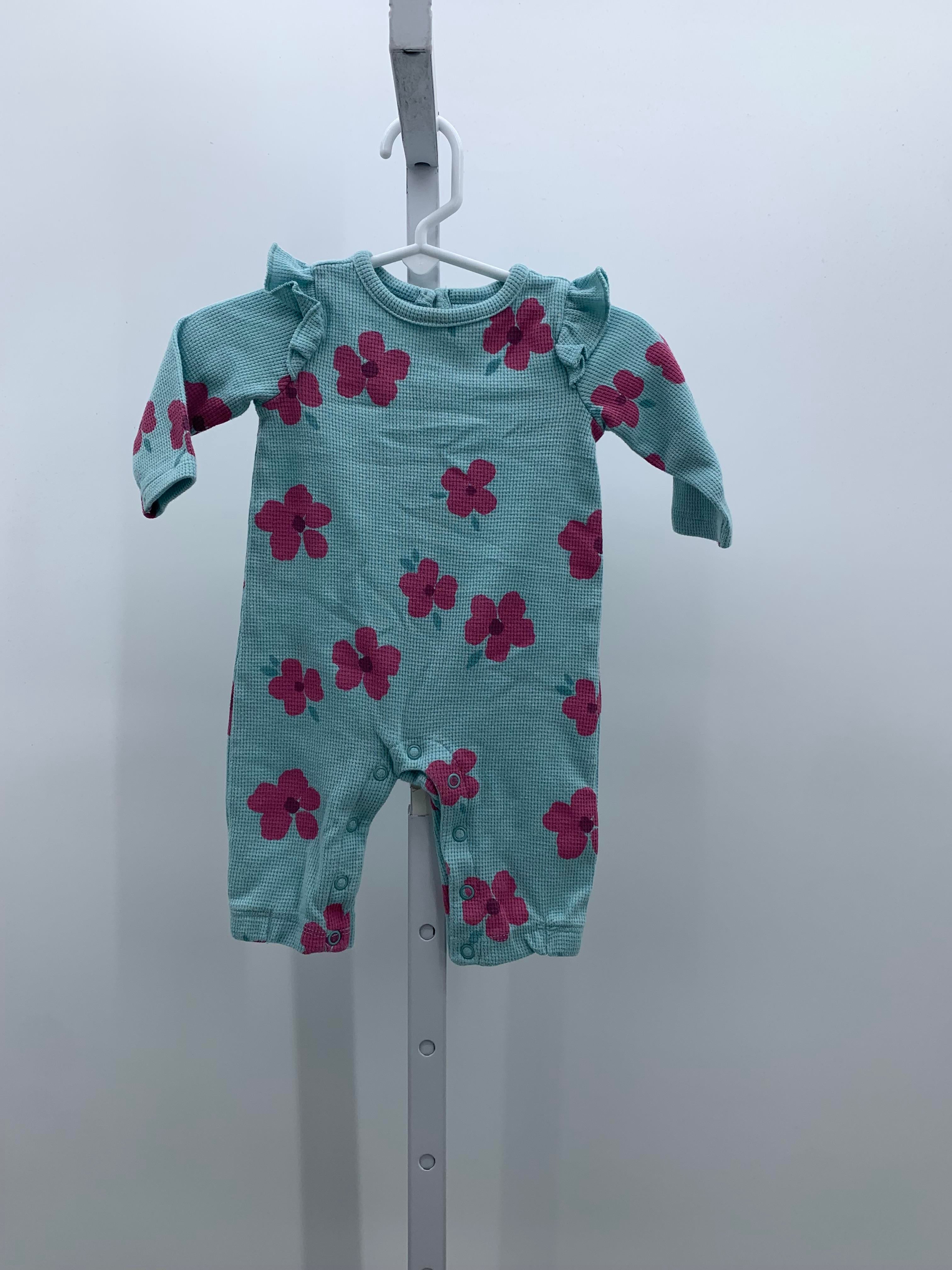 Carters Size 3 Months Girls Long Slv. Romper