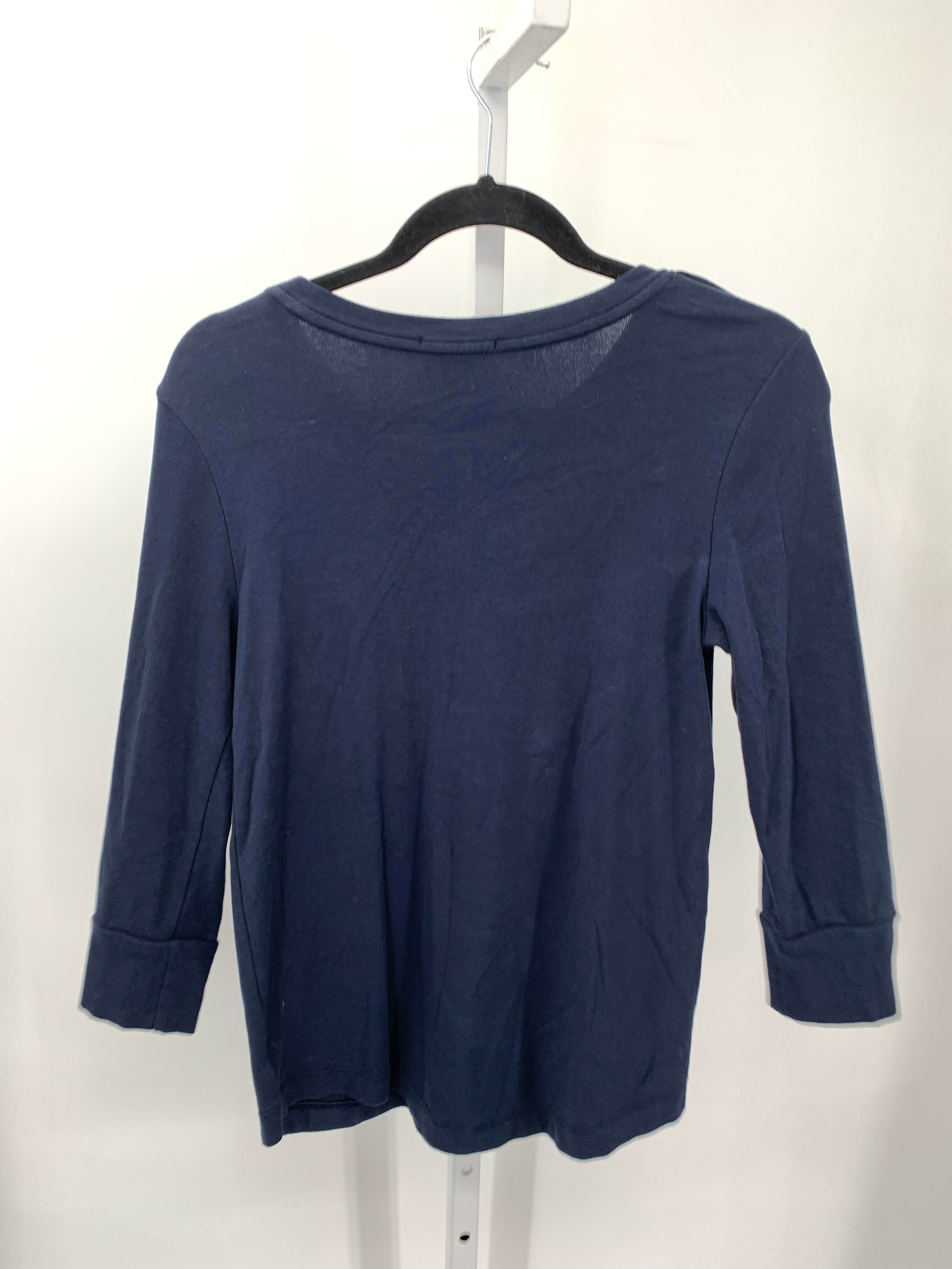 Carole Little Size Large Misses 3/4 Sleeve Shirt