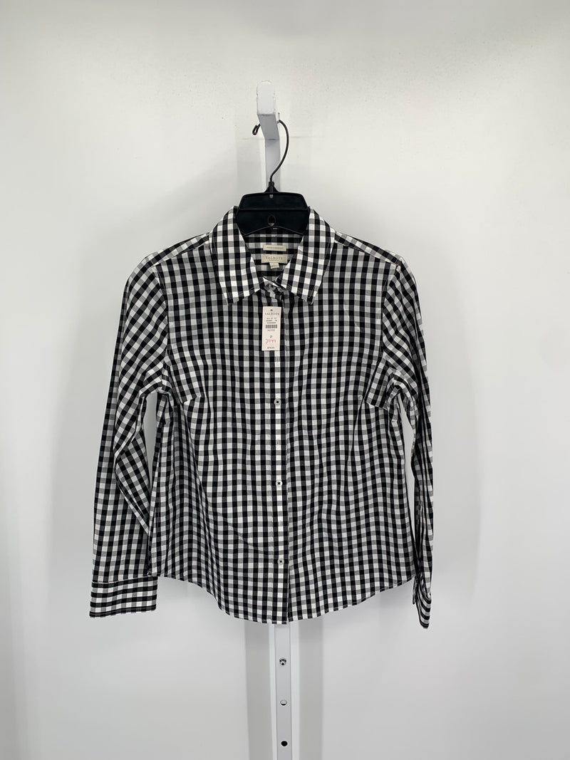 Talbots Size X Small Petite Petite Long Sleeve Shirt