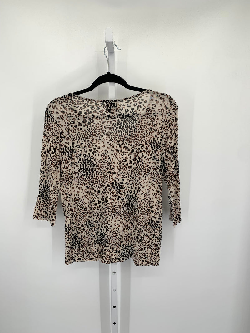 W5 Size Large Misses 3/4 Sleeve Shirt