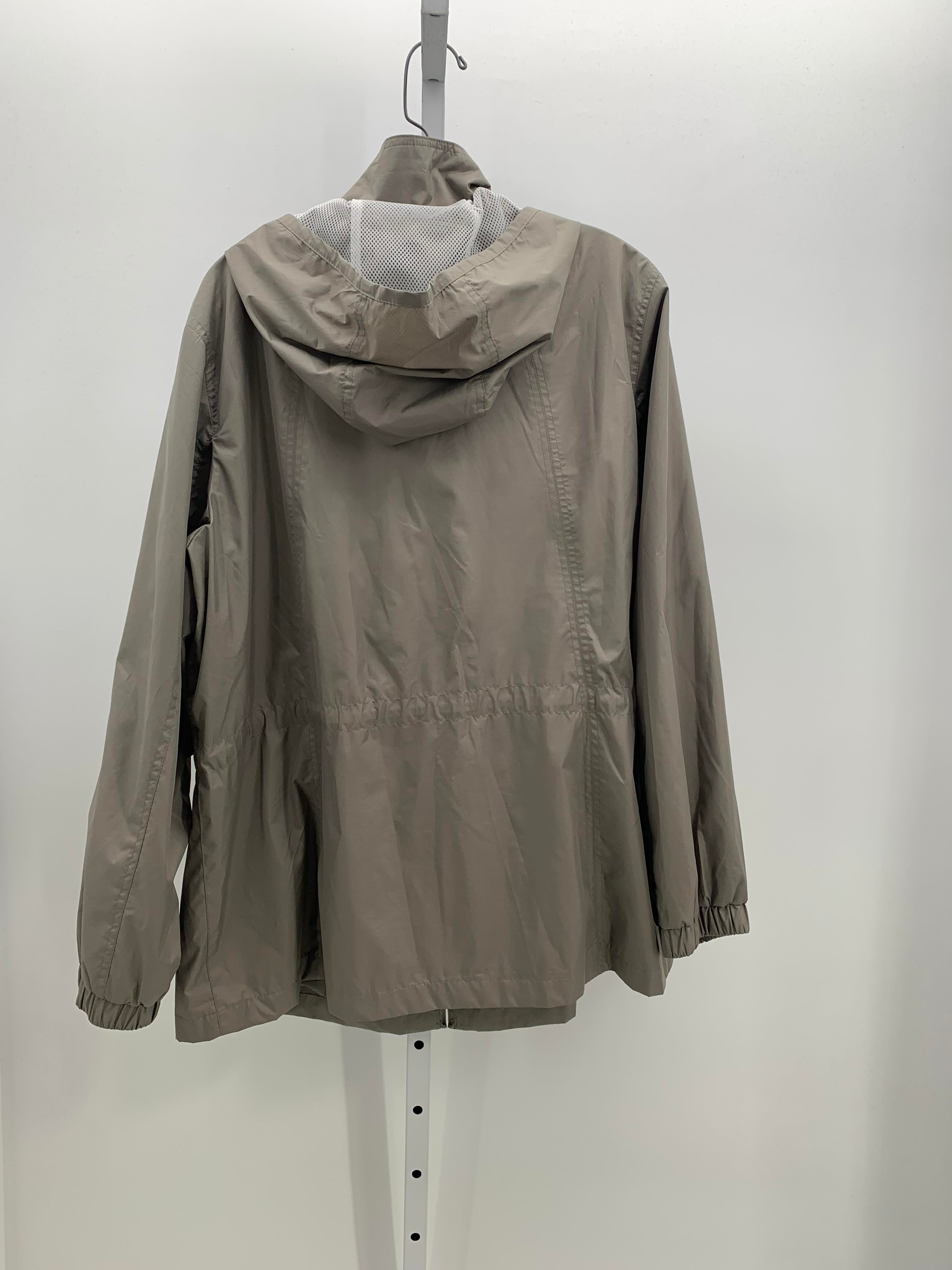 Fleet Street Size 1X Womens Lightweight Jacket