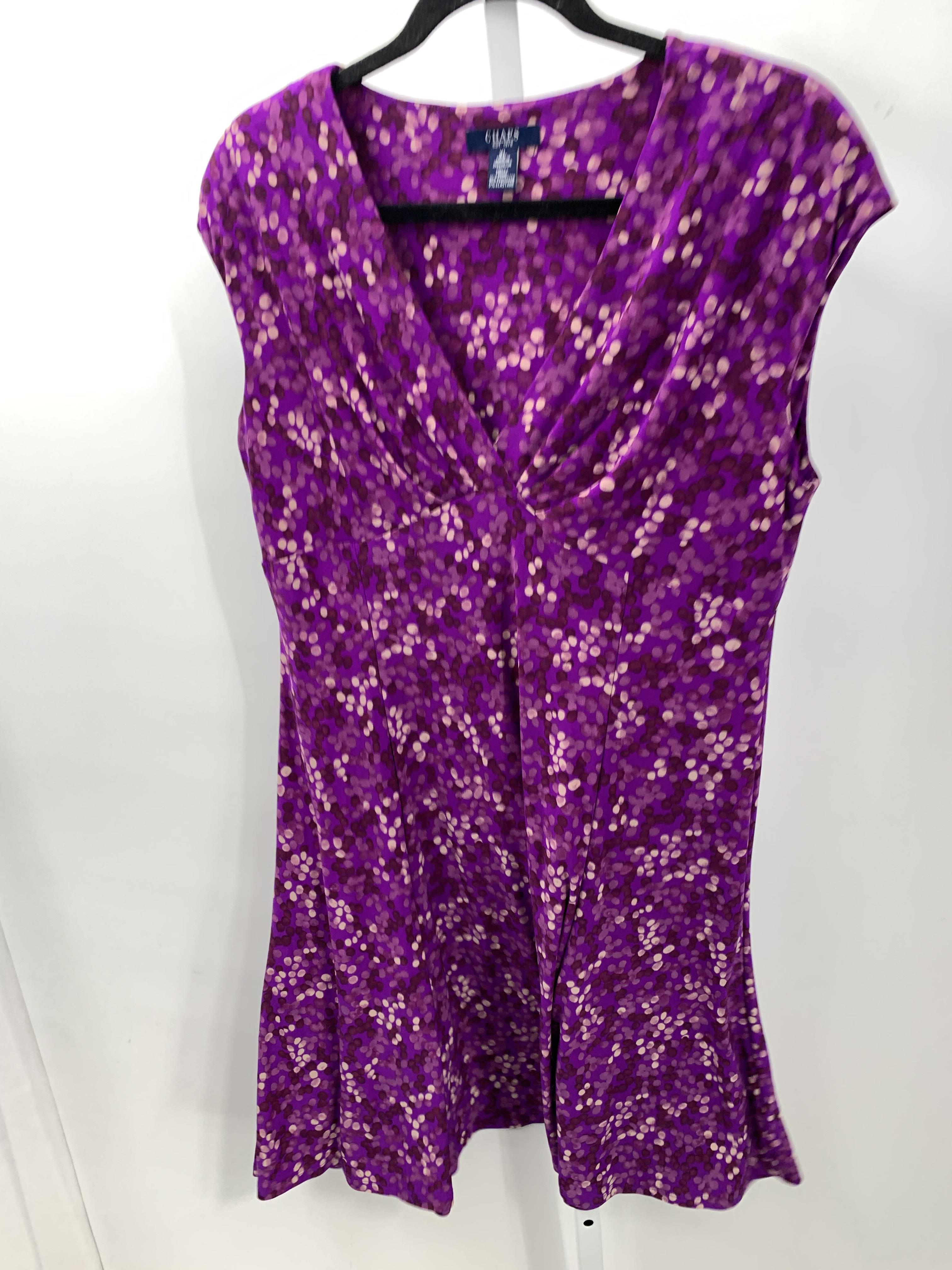 Chaps Size Extra Large Misses Short Sleeve Dress