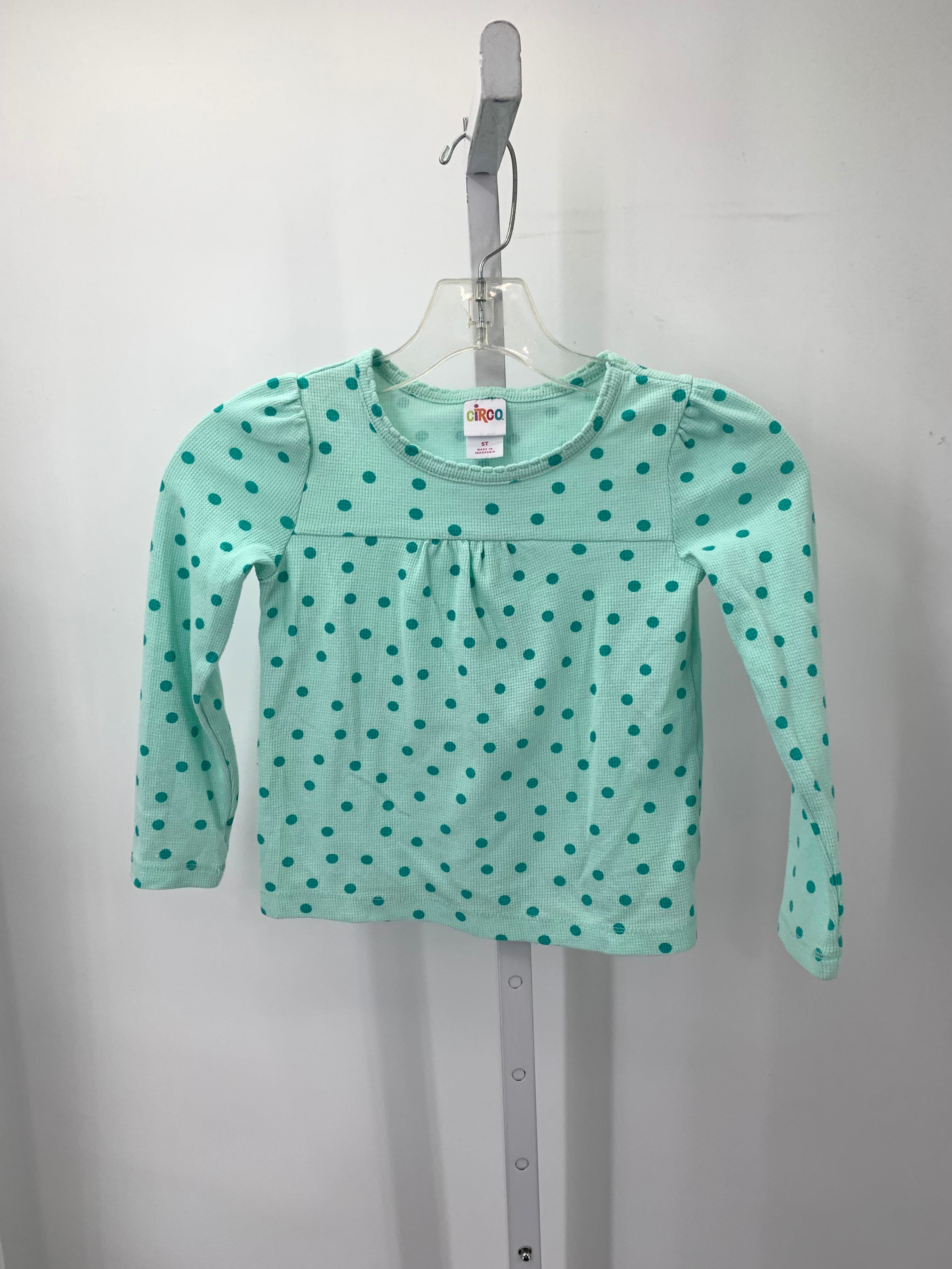Circo Size 5T Girls Long Sleeve Shirt